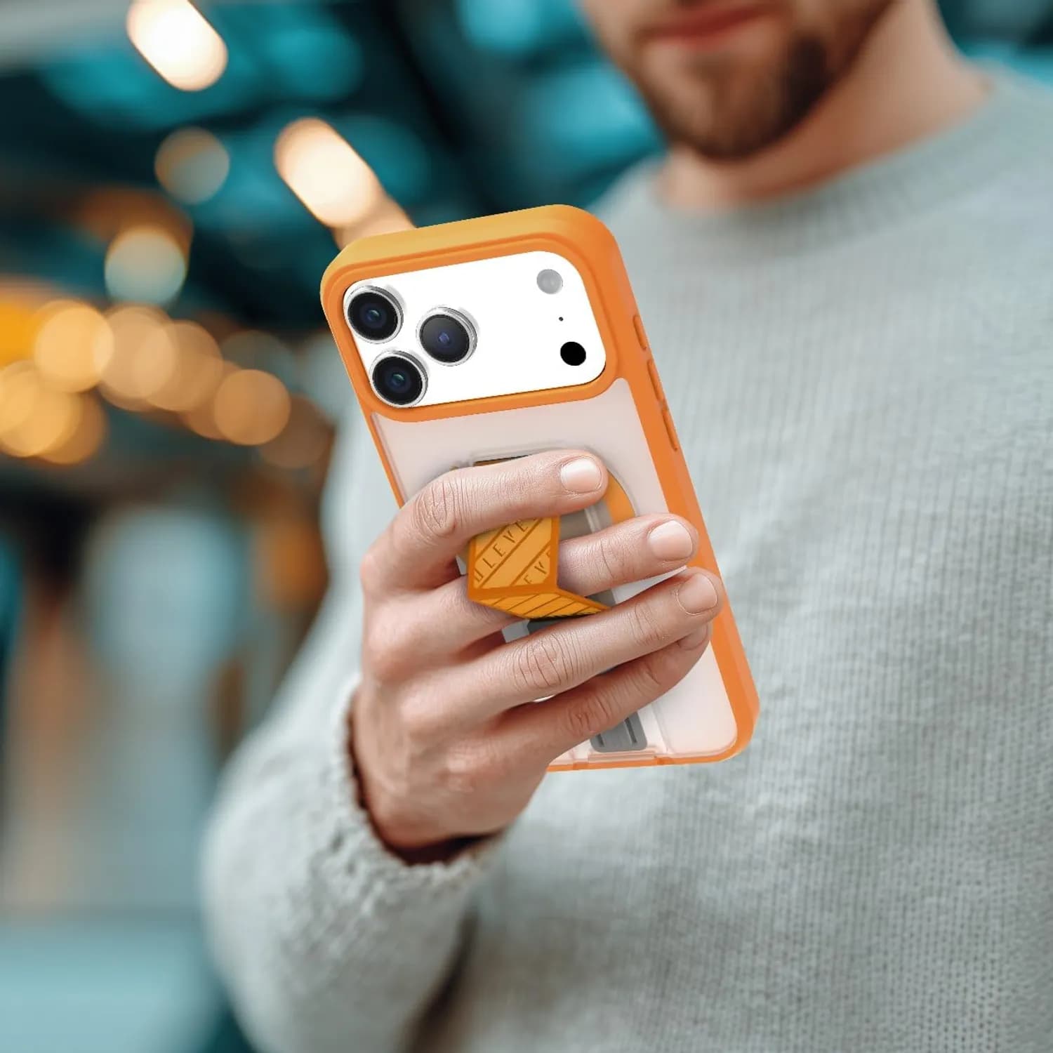 Levelo Morphix Clara Grip Case — Orange 2