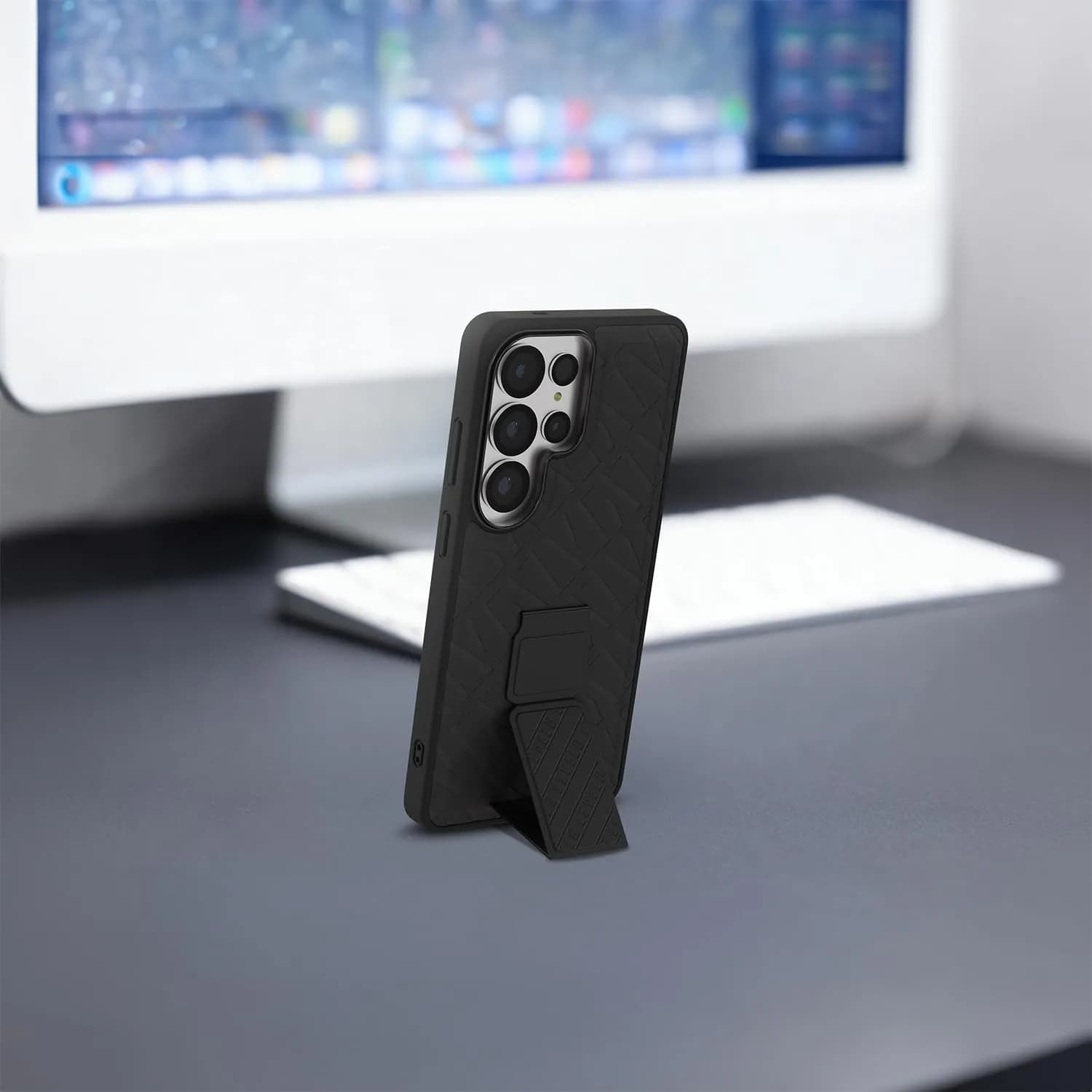 Levelo Morphix Cuero Grip Stand 5