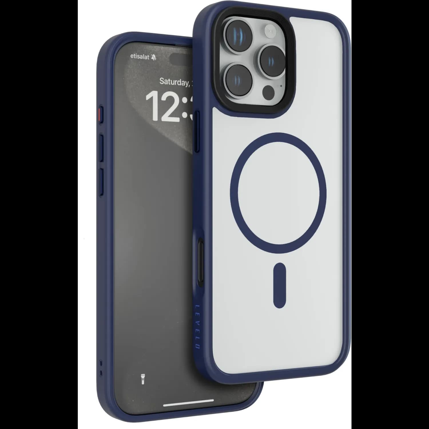 LEVELO iPhone 16 Pro MagSafe Case - Armored Defense, Deep Blue 1 LEVELO iPhone 16 Pro MagSafe Case - Armored Defense, Deep Blue 1