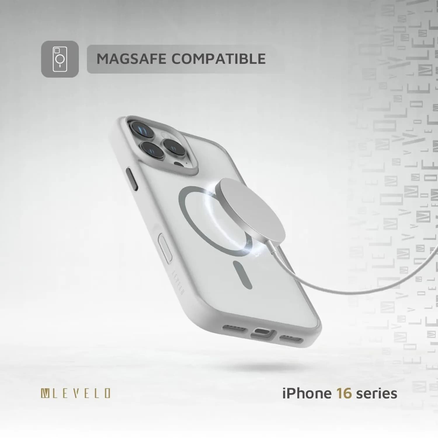 Levelo MagSafe Solo Case — Gray 5