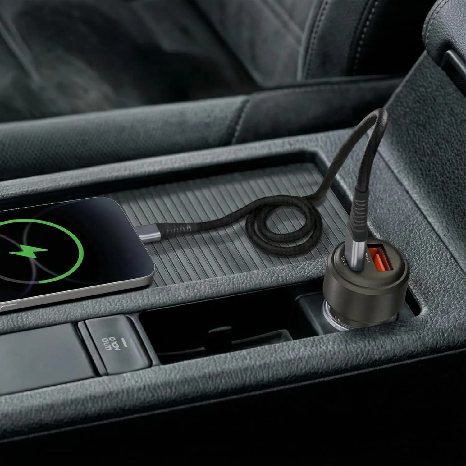 Levelo Nori Mini 60W Car Charger Type-C to Type-C Cable 3
