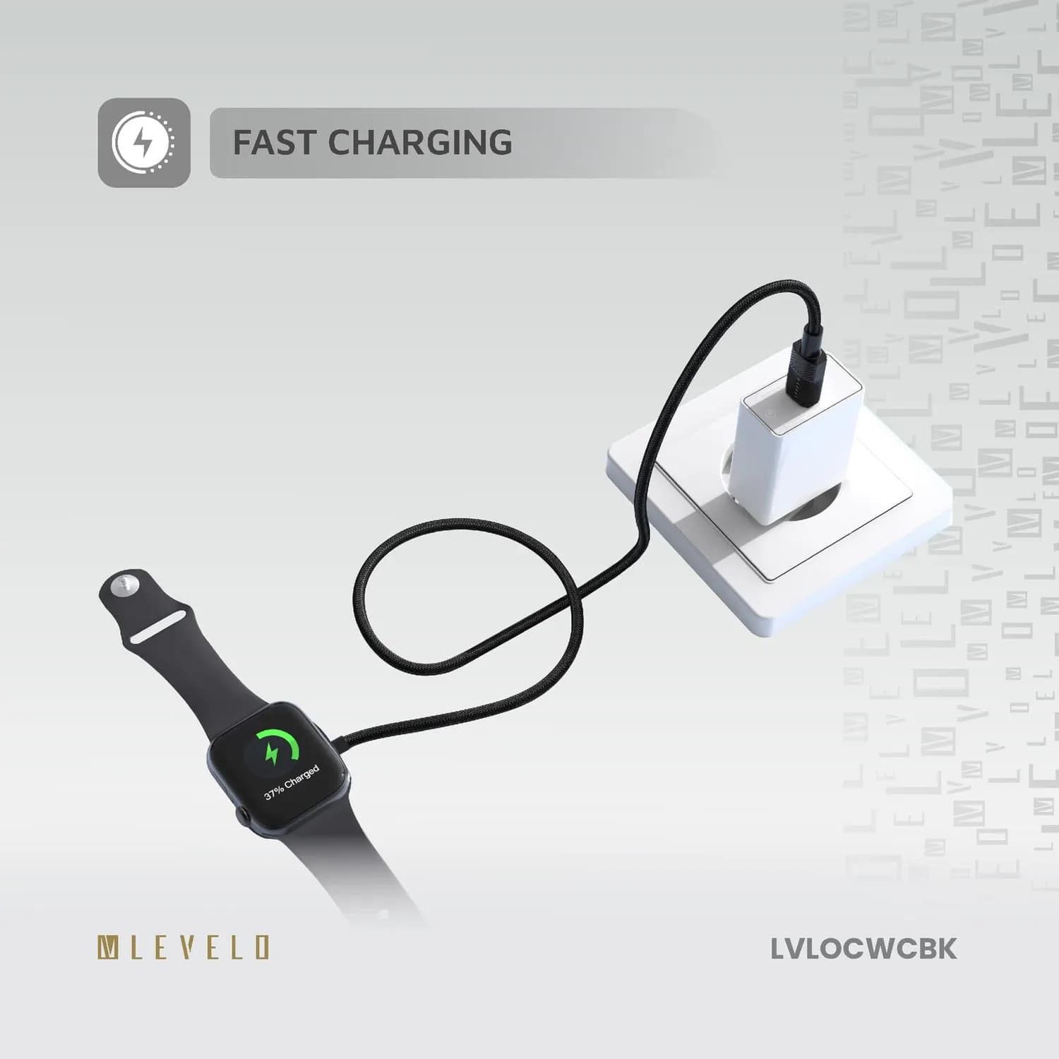 Levelo Otto Type C Apple Watch Wireless Charger Cable 3