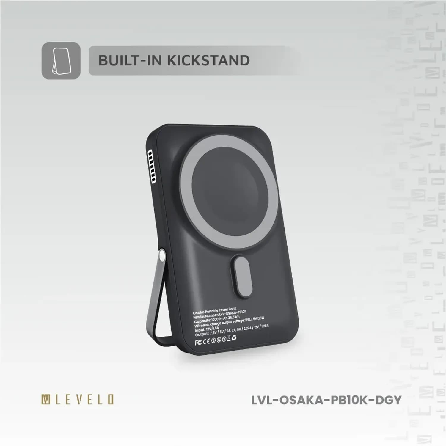 Levelo Osaka Portable 10000mAh Power Bank 5