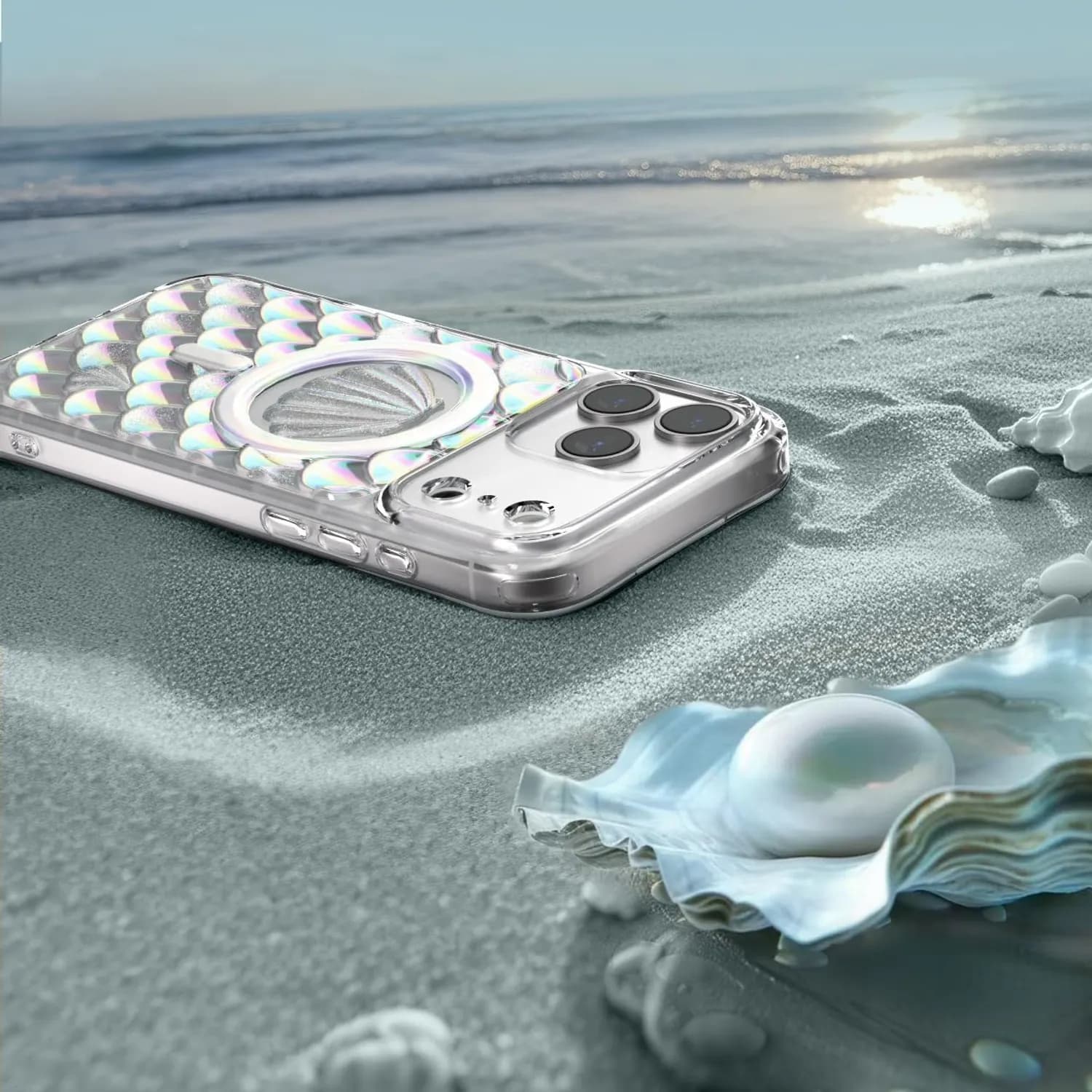 Levelo Pearl 3D IML Case — Transparent 4