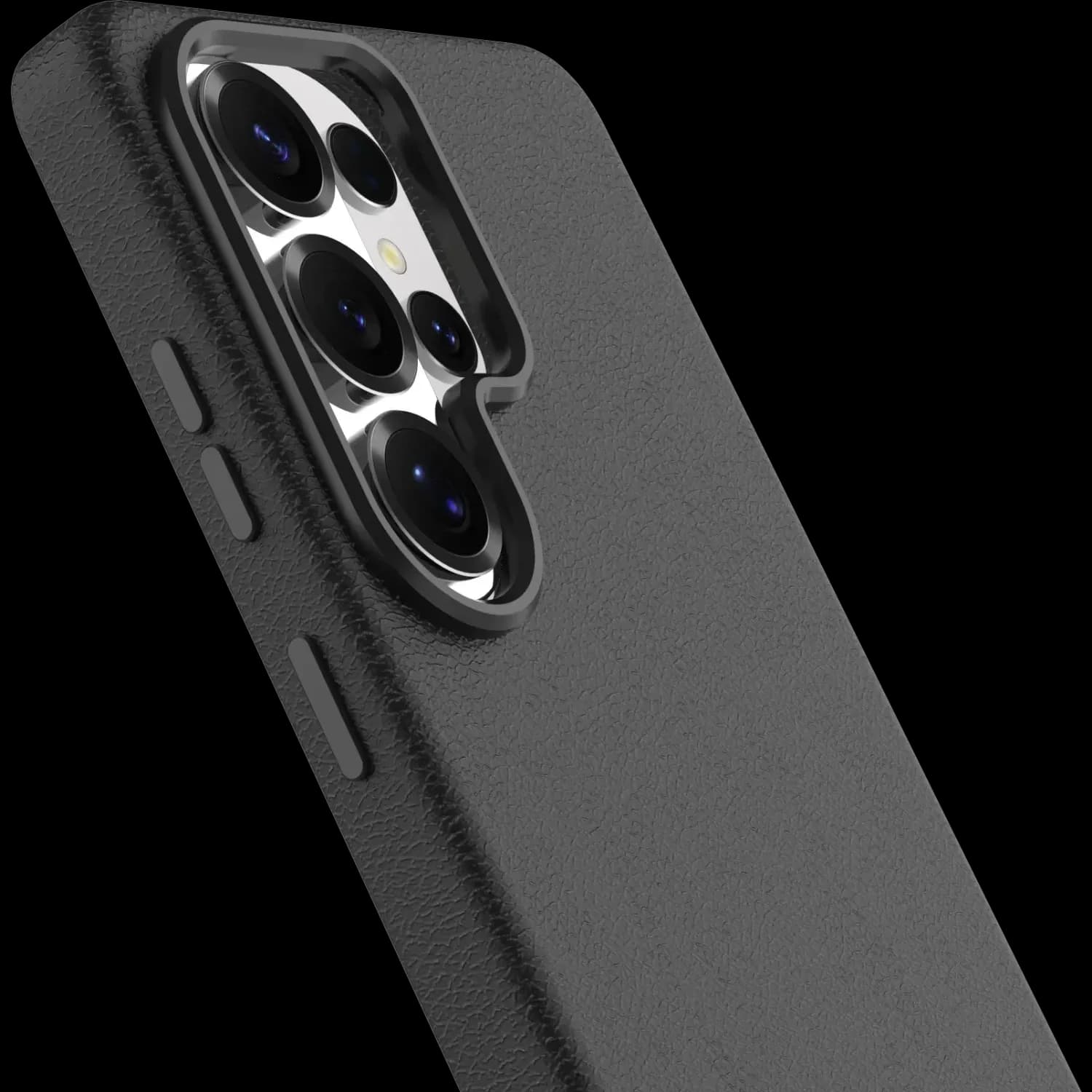 LEVELO Leather MagSafe Case Samsung S26 Ultra - Black 5