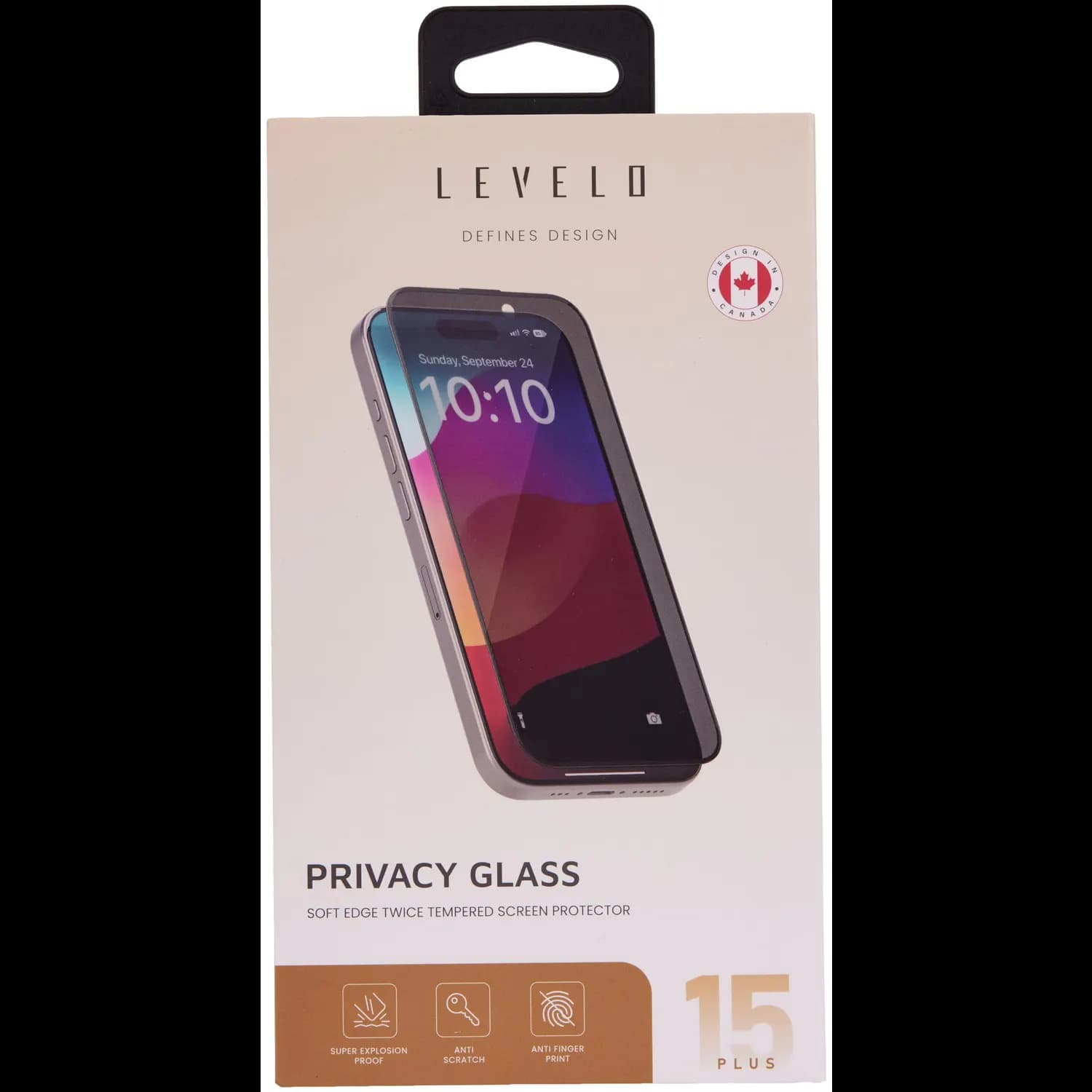Levelo Privacy Glass Soft Edge Twice-Tempered Screen Protector 2