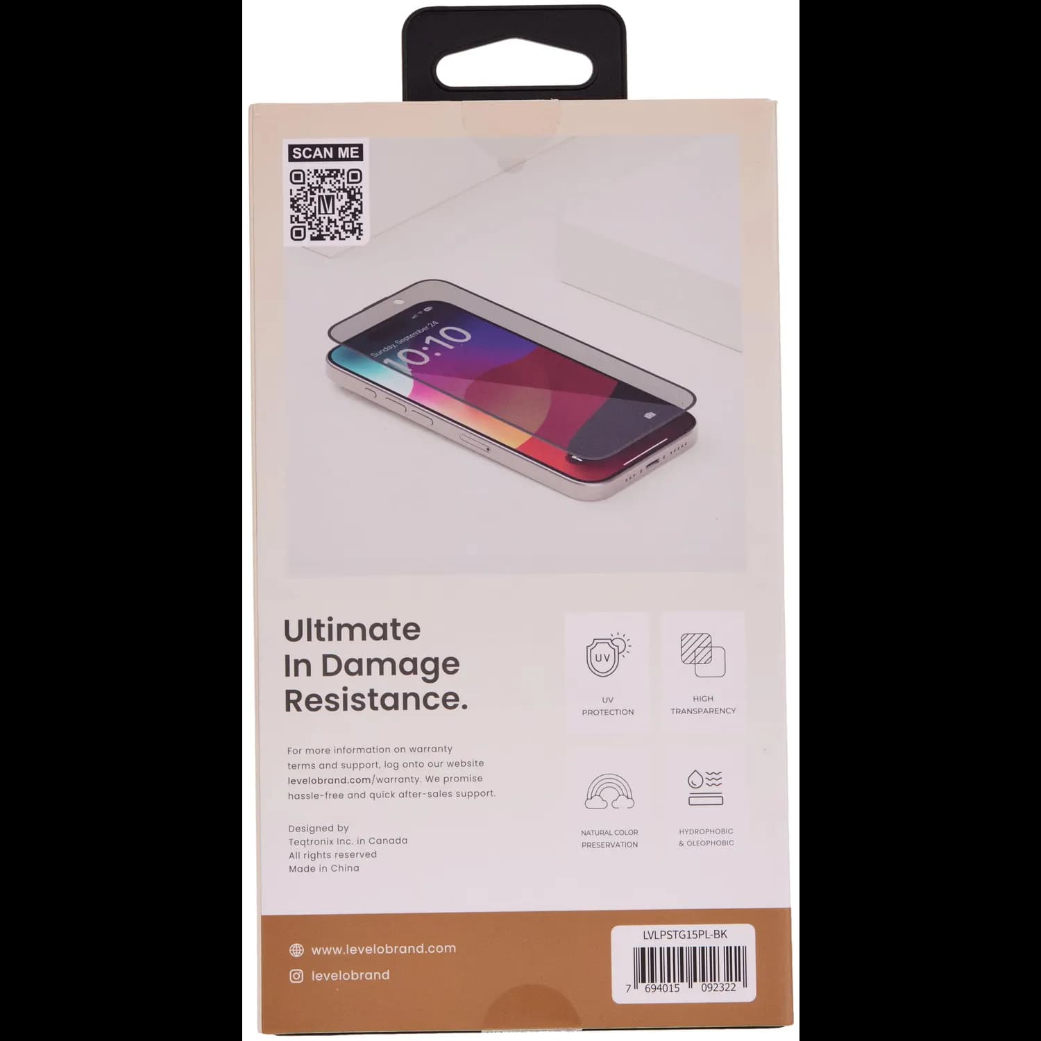 Levelo Privacy Glass Soft Edge Twice-Tempered Screen Protector 3
