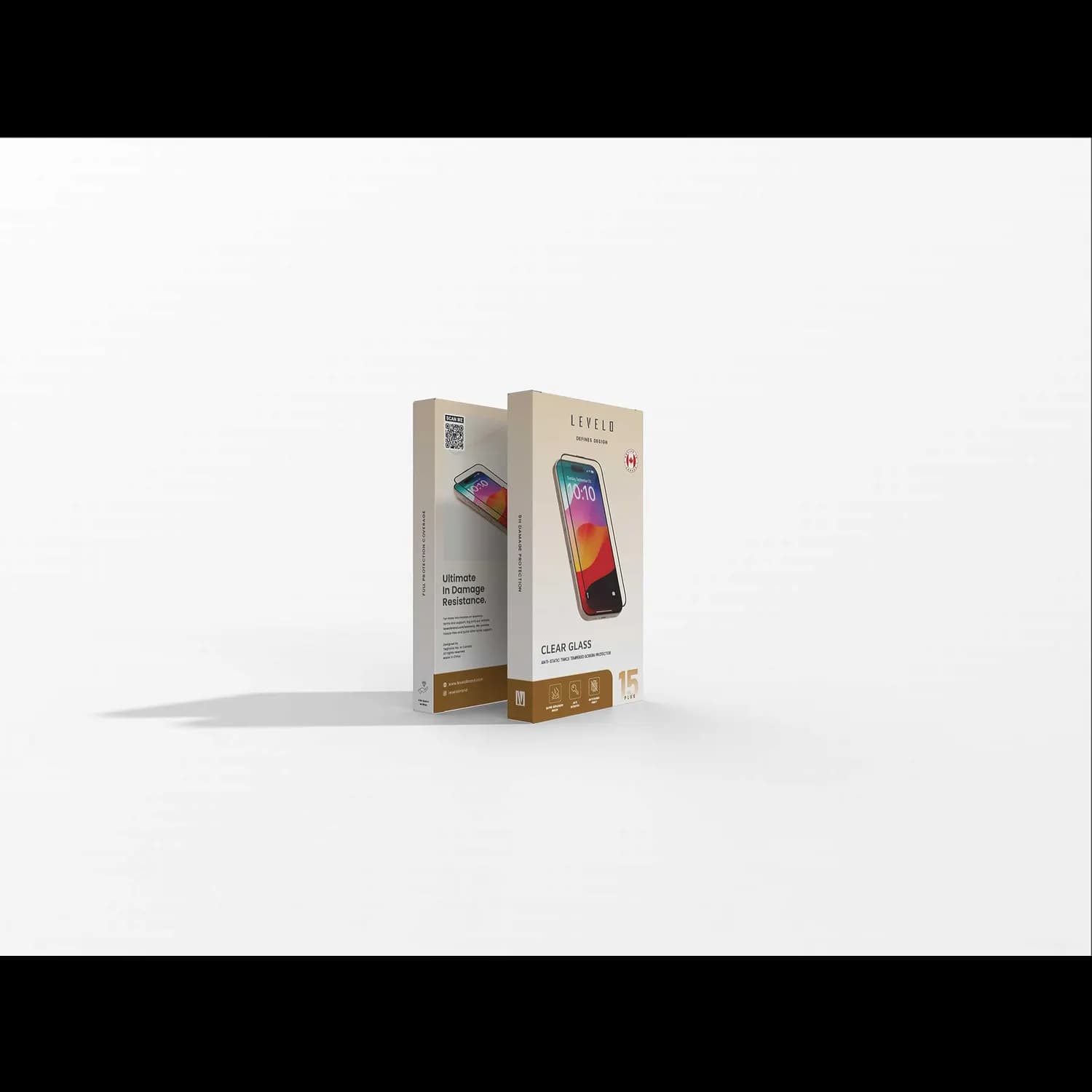 Levelo Privacy Glass Twice-Tempered Screen Protector 2