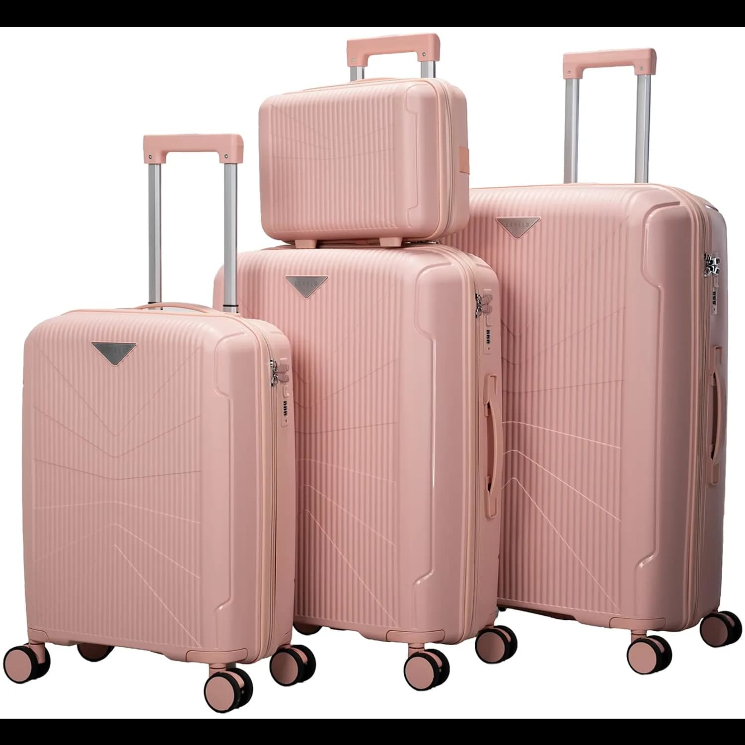 Levelo RoamQuattuor PP Set Of 4 Travel Luggage — Pink 1