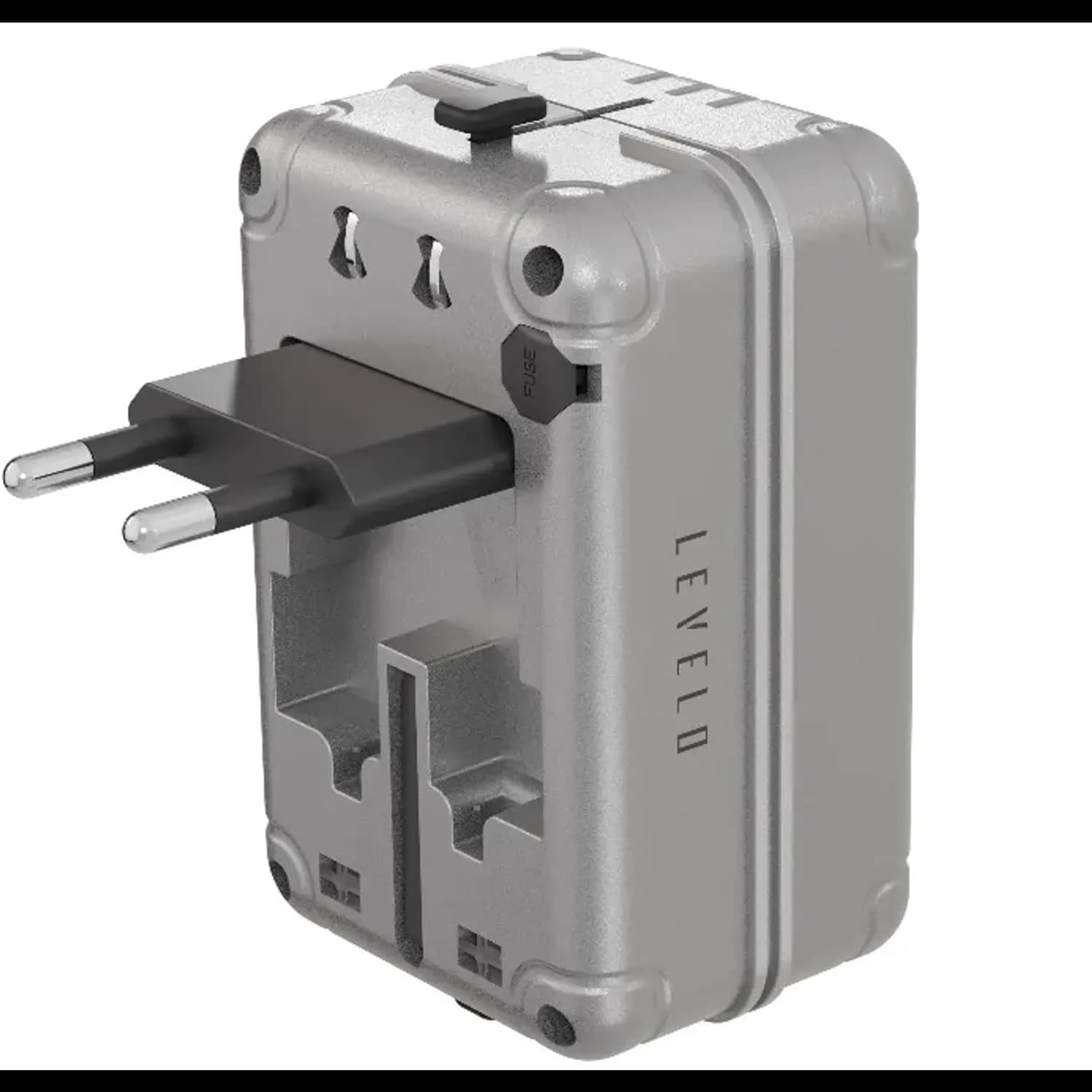 Levelo Roamiversal 2400W Luggage Design Travel Adapter 2
