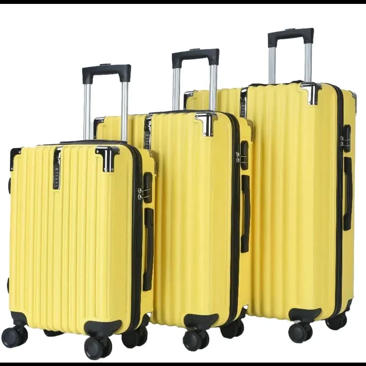 Levelo RoamTrio ABS 3 Set Luggage — Yellow 1