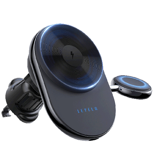 Levelo Siena 2 In 1 Wireless Car Charger