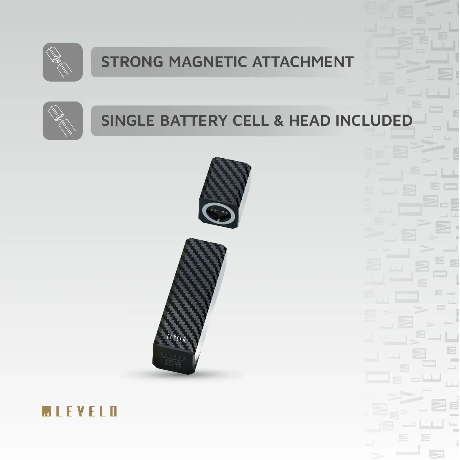 LEVELO Power Bank - 14400mAh SwapCell, Detachable, Black 4