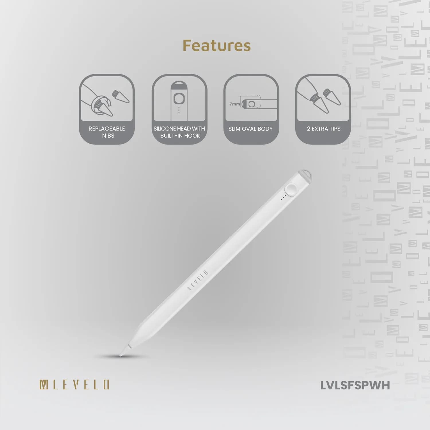 Levelo Skyflex Stylus Pen For iPad 2