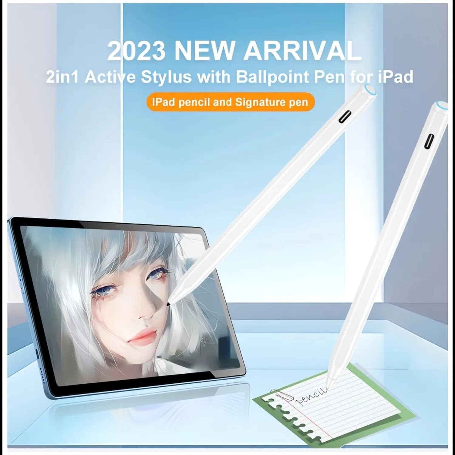 Levelo SkyInk 2 in 1 Stylus Pen & Ballpoint Pen For iPad & Writing 4
