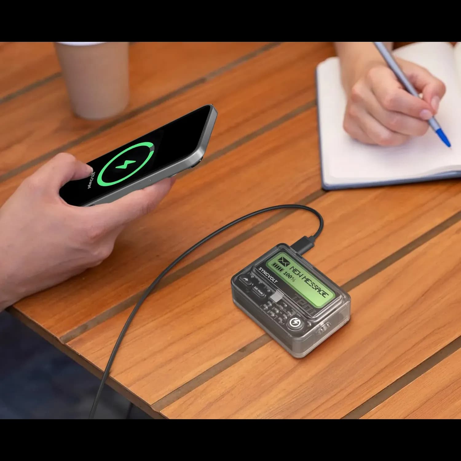 Levelo Syncvolt 10000mAh Chatting Power Bank 2