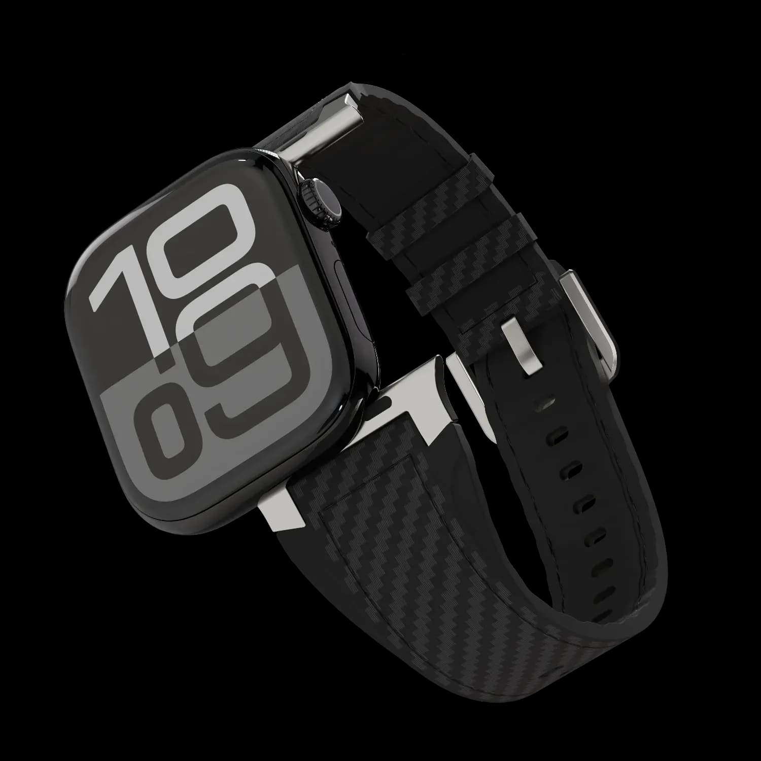 Levelo Toray Silicone & Leather Watch Strap