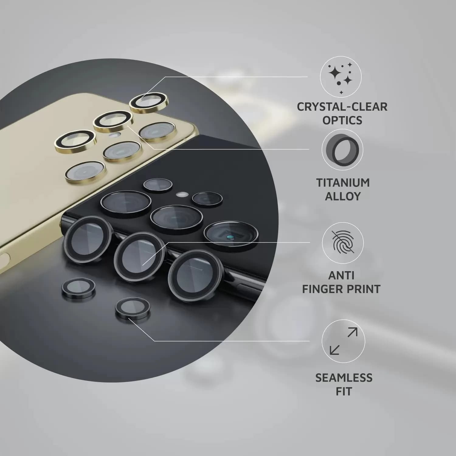 Levelo Lens Protector Lucent Trio 2