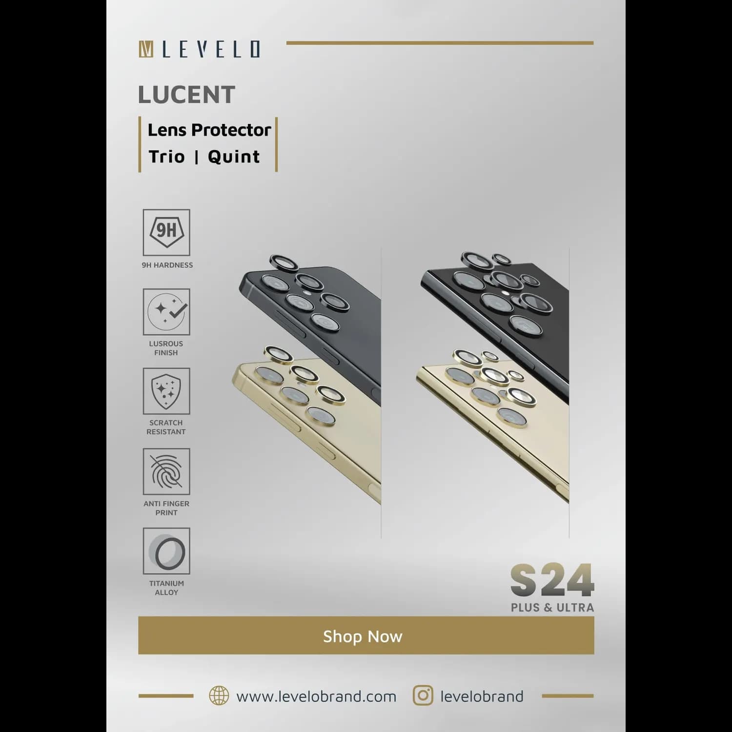 Levelo Lens Protector Lucent Trio 5