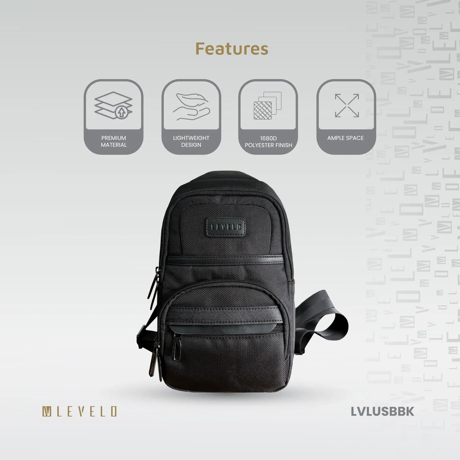 Levelo Urban Sling Bag 4
