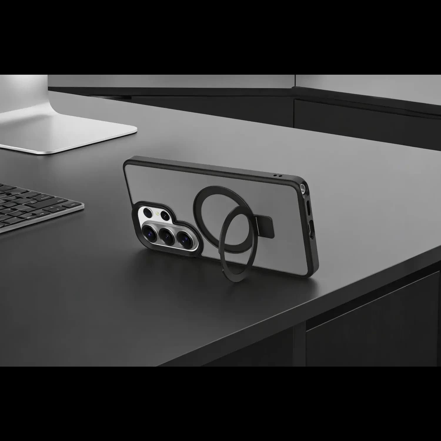 levelo Verona MagSafe Kickstand Hybrid Case — Clear 6