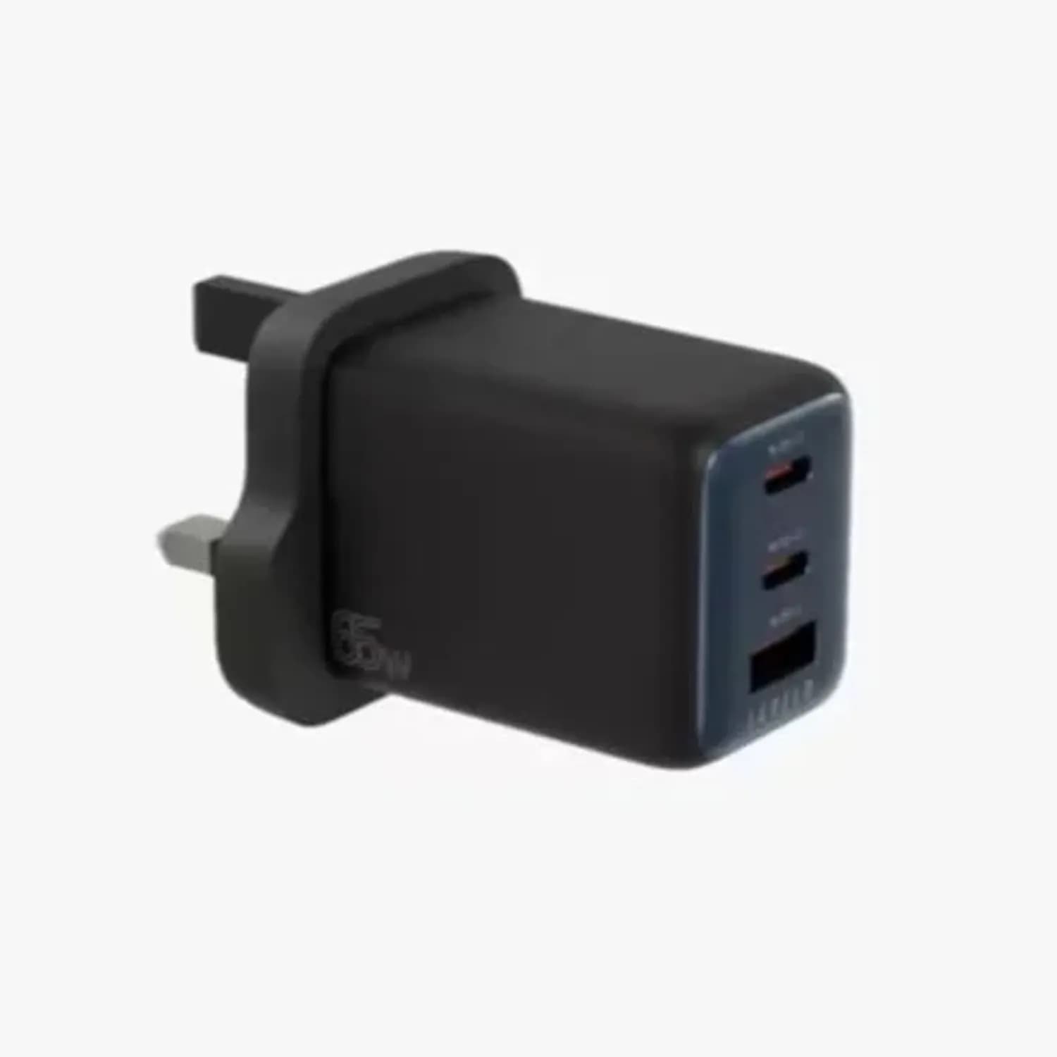 Levelo Vero 20W GaN UK Adapter With Single Type-C Port — Titanium Black 1