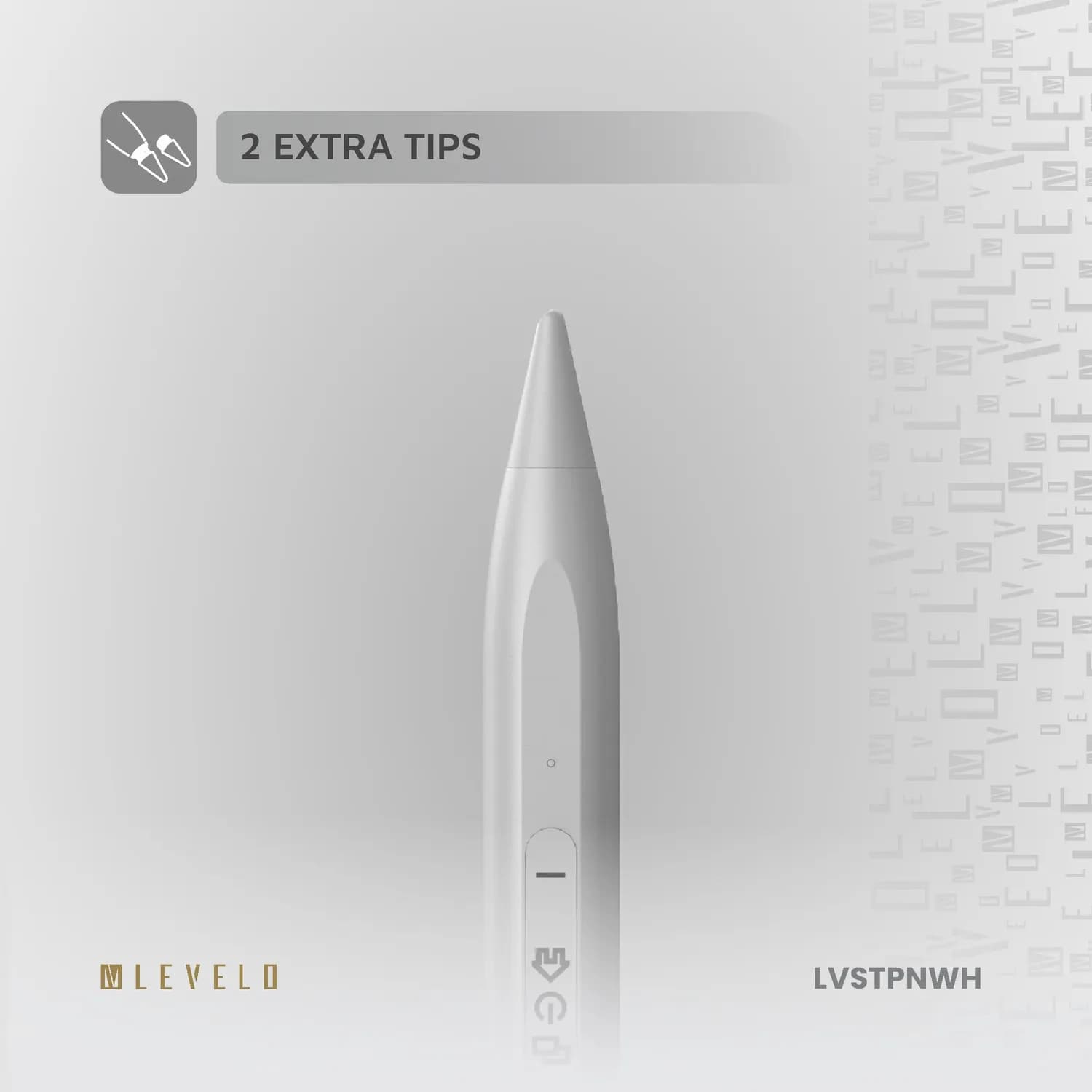 Levelo Skywrite Versa Stylus Pen — White 5