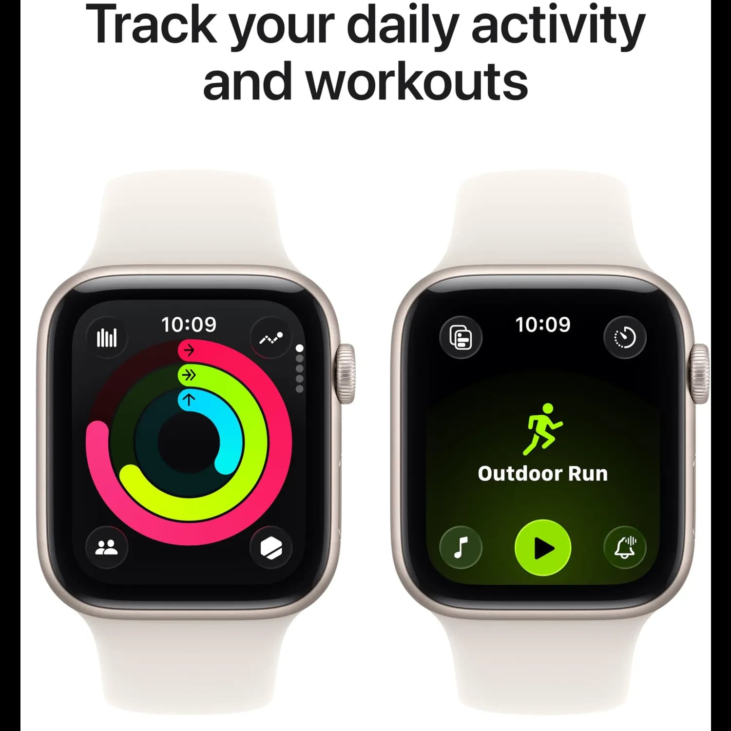 Apple Watch SE 3 GPS 40mm - Starlight Aluminium, Sport Band S/M 5