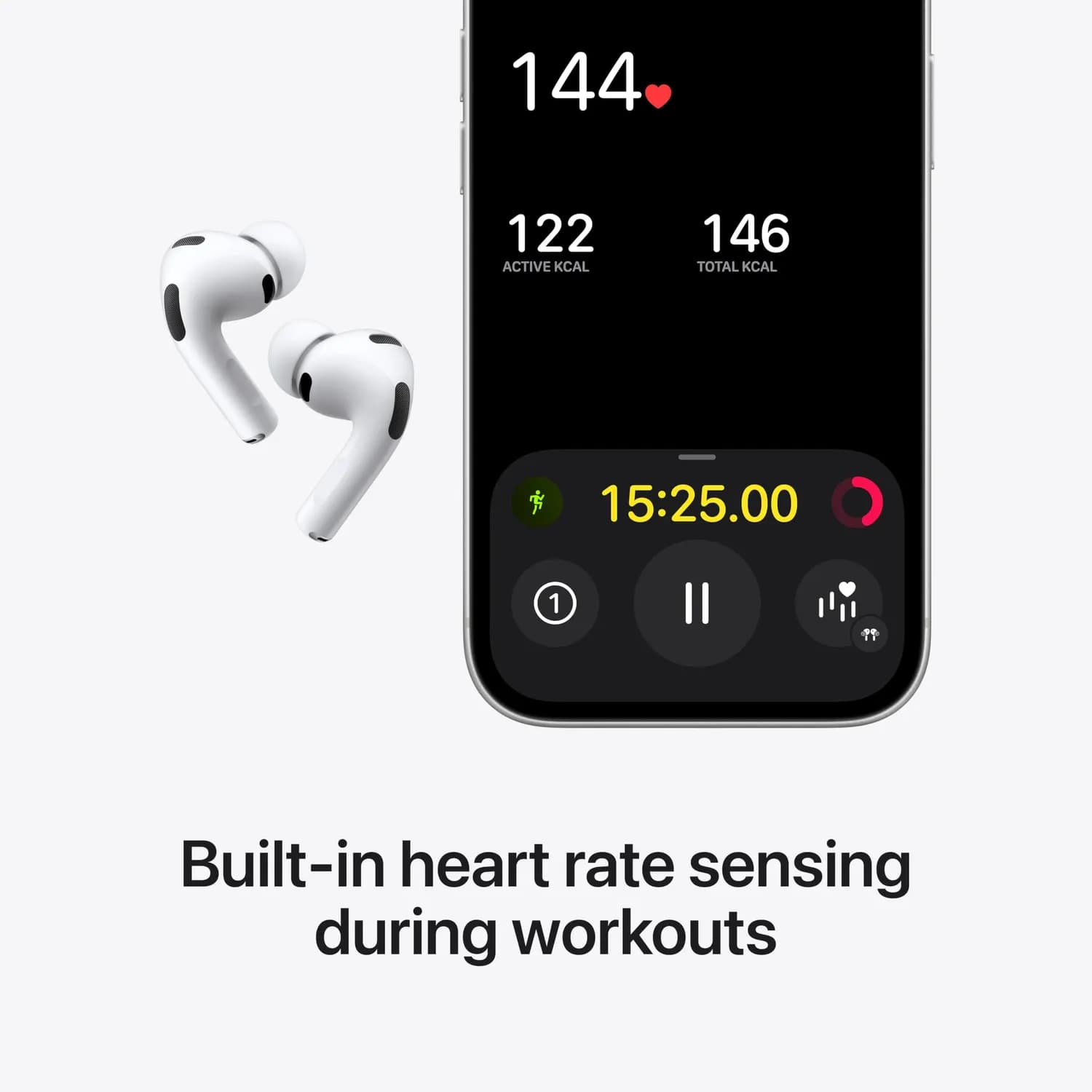 Apple AirPods Pro 3 - Active Noise Cancellation, White 3