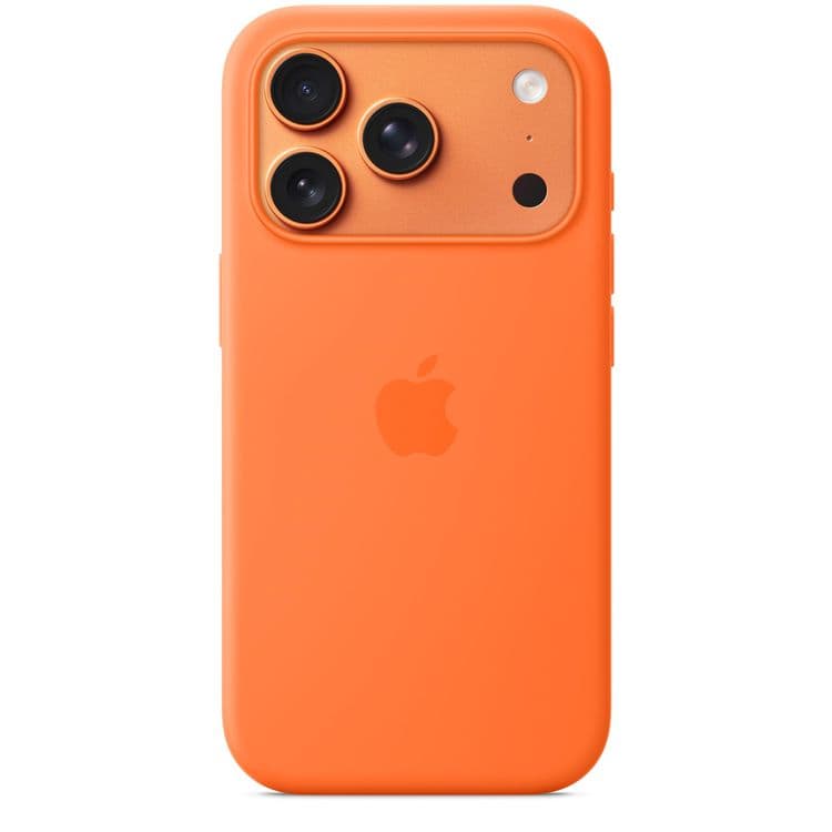 Apple Silicone Case iPhone 17 Pro - MagSafe, Orange