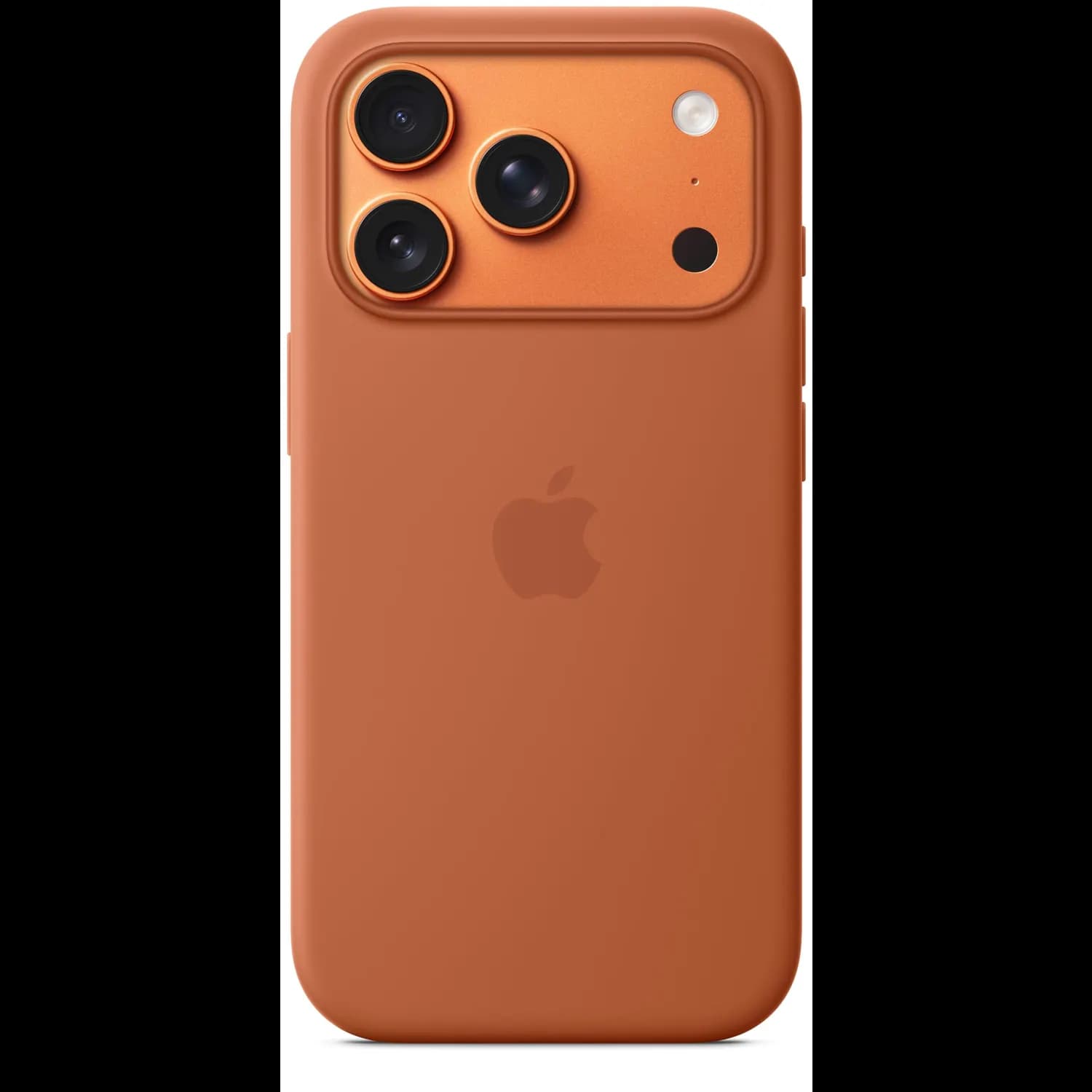 Apple Silicone Case iPhone 17 Pro - MagSafe, Terra Cotta — Midnight 2