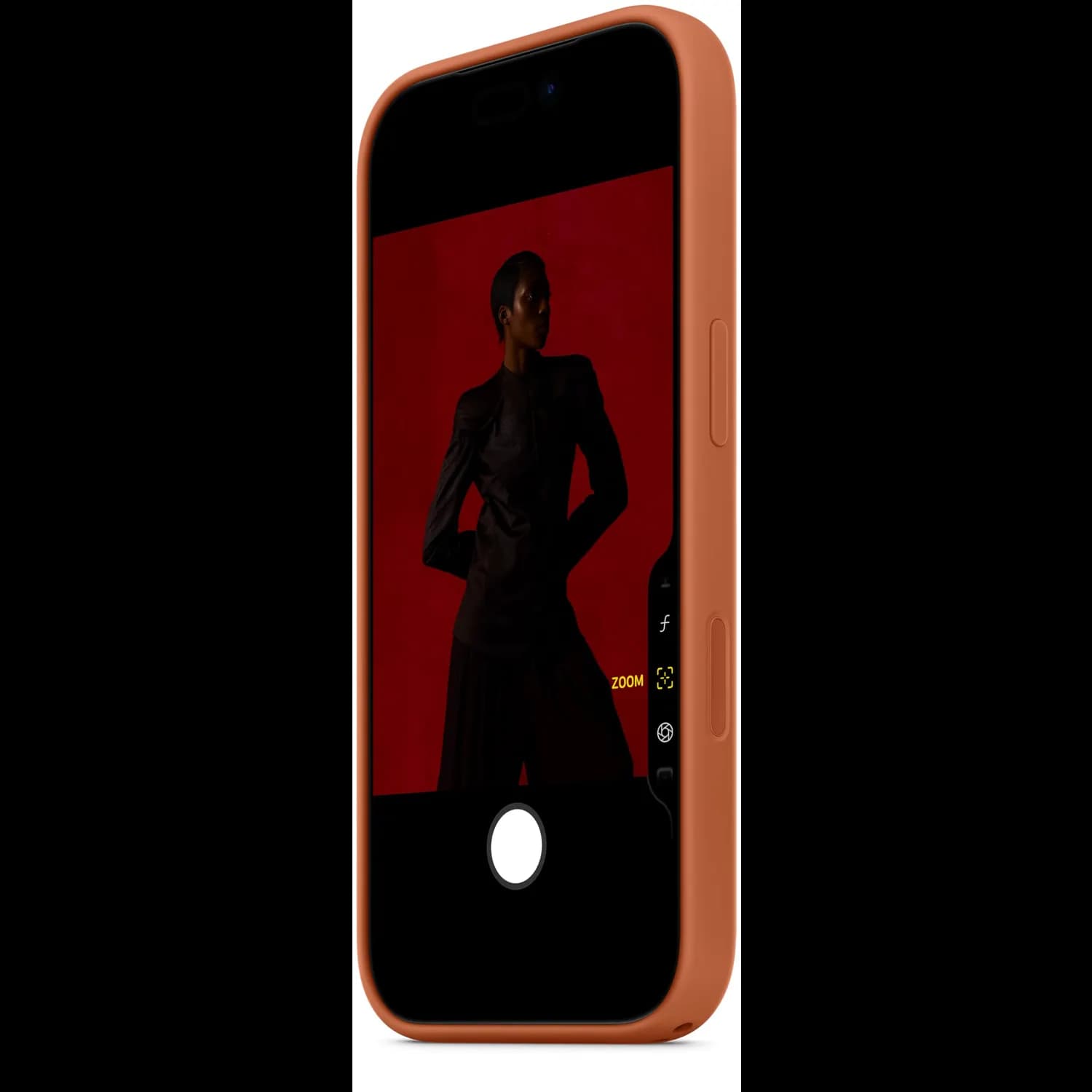 Apple Silicone Case iPhone 17 Pro - MagSafe, Terra Cotta — Black 5