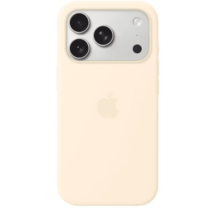 Apple Silicone Case iPhone 17 Pro - MagSafe, Bright Guava — Vanilla 1 Apple Silicone Case iPhone 17 Pro - MagSafe, Bright Guava — Vanilla 1