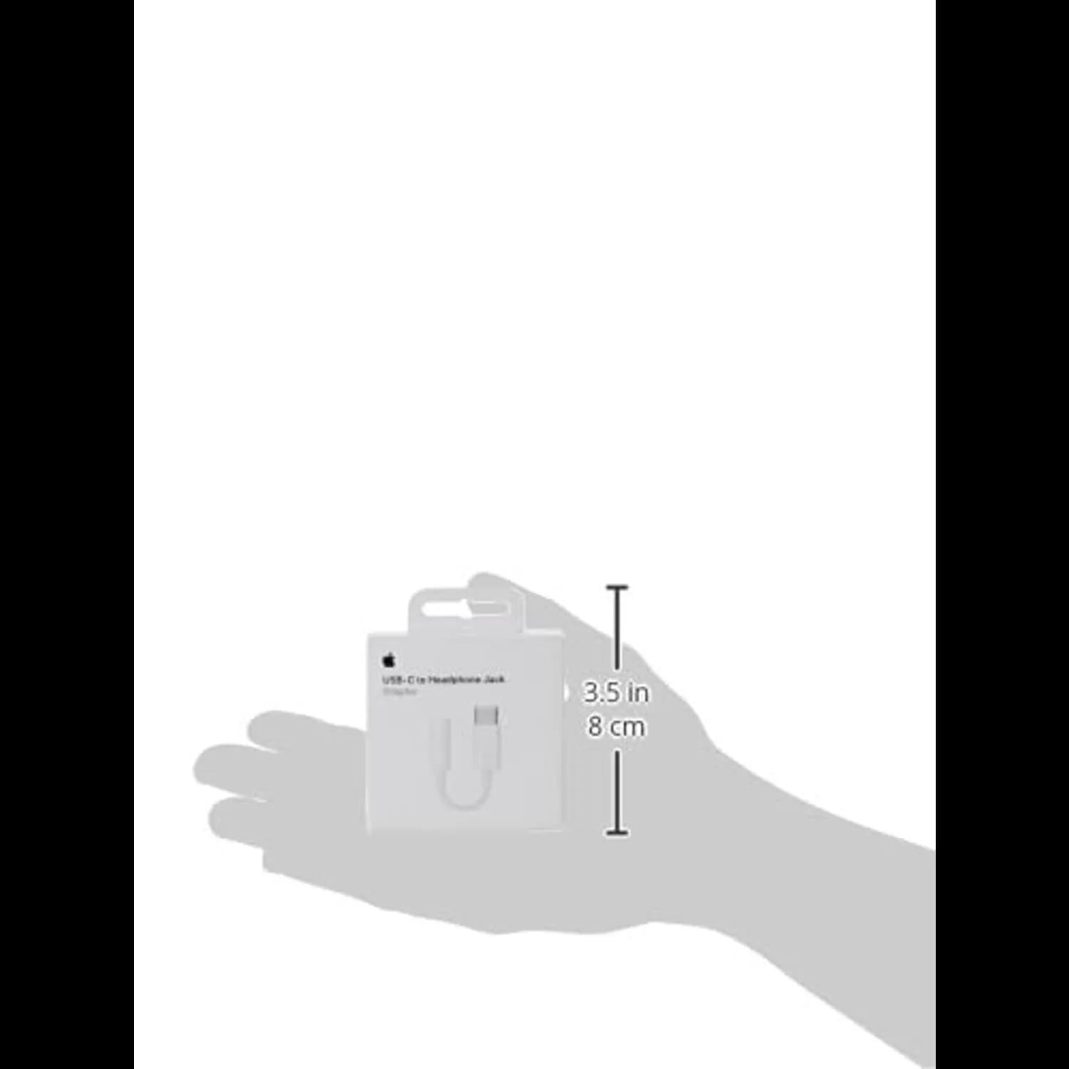 Apple Headphone Jack Adapter - USB-C to 3.5mm, White — White 3