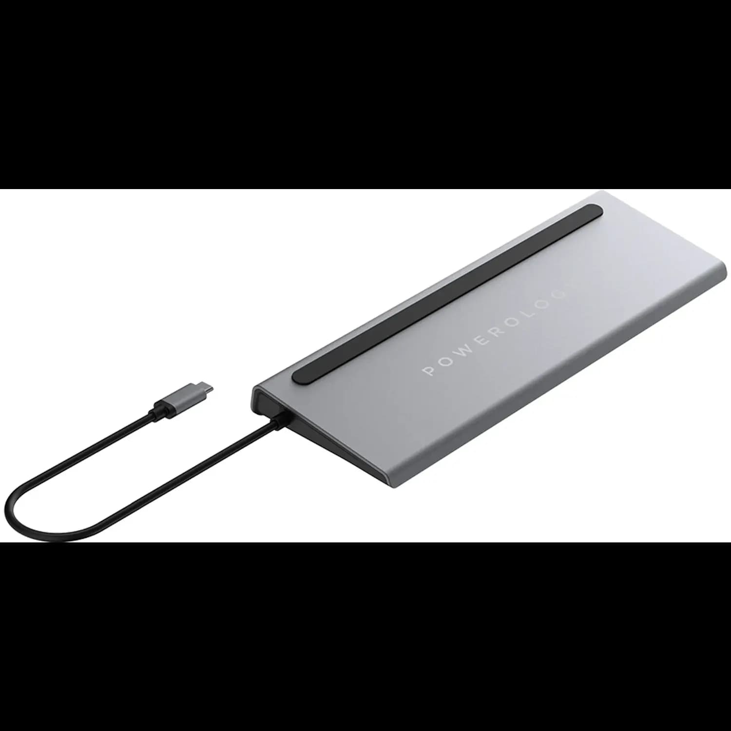 Powerology USB-C Hub & Laptop Stand - 11-in-1, Grey 3