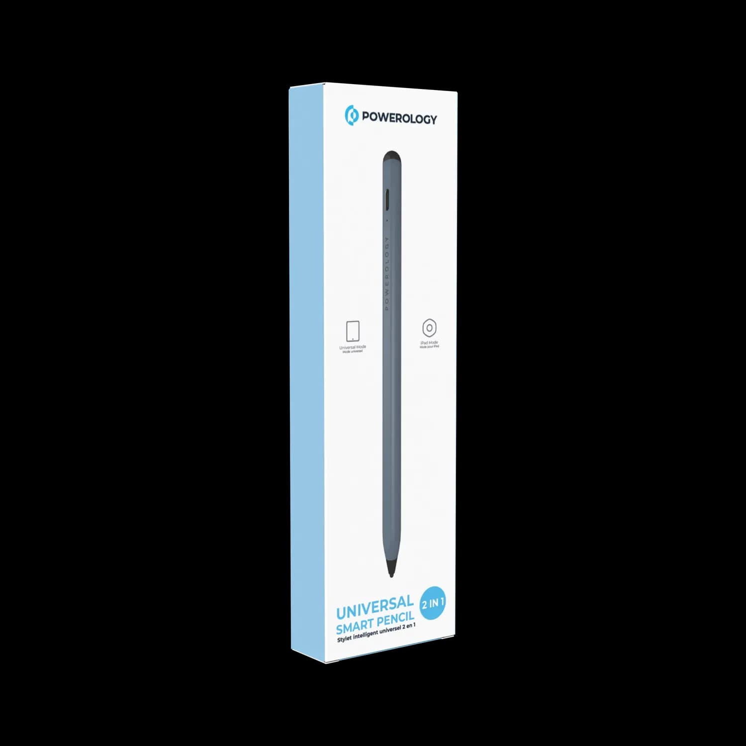 Powerology Smart Pencil - 2 in 1, Grey 3