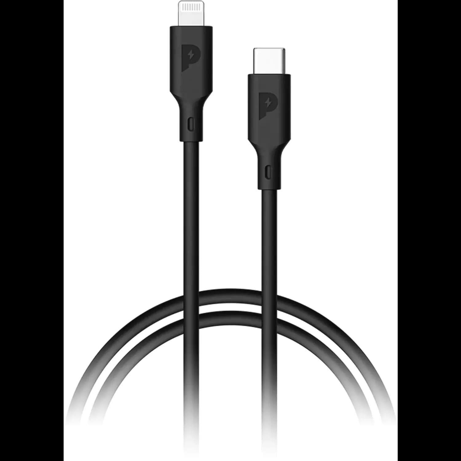 Powerology USB-C to Lightning PD Cable - 3m, Black 1 Powerology USB-C to Lightning PD Cable - 3m, Black 1