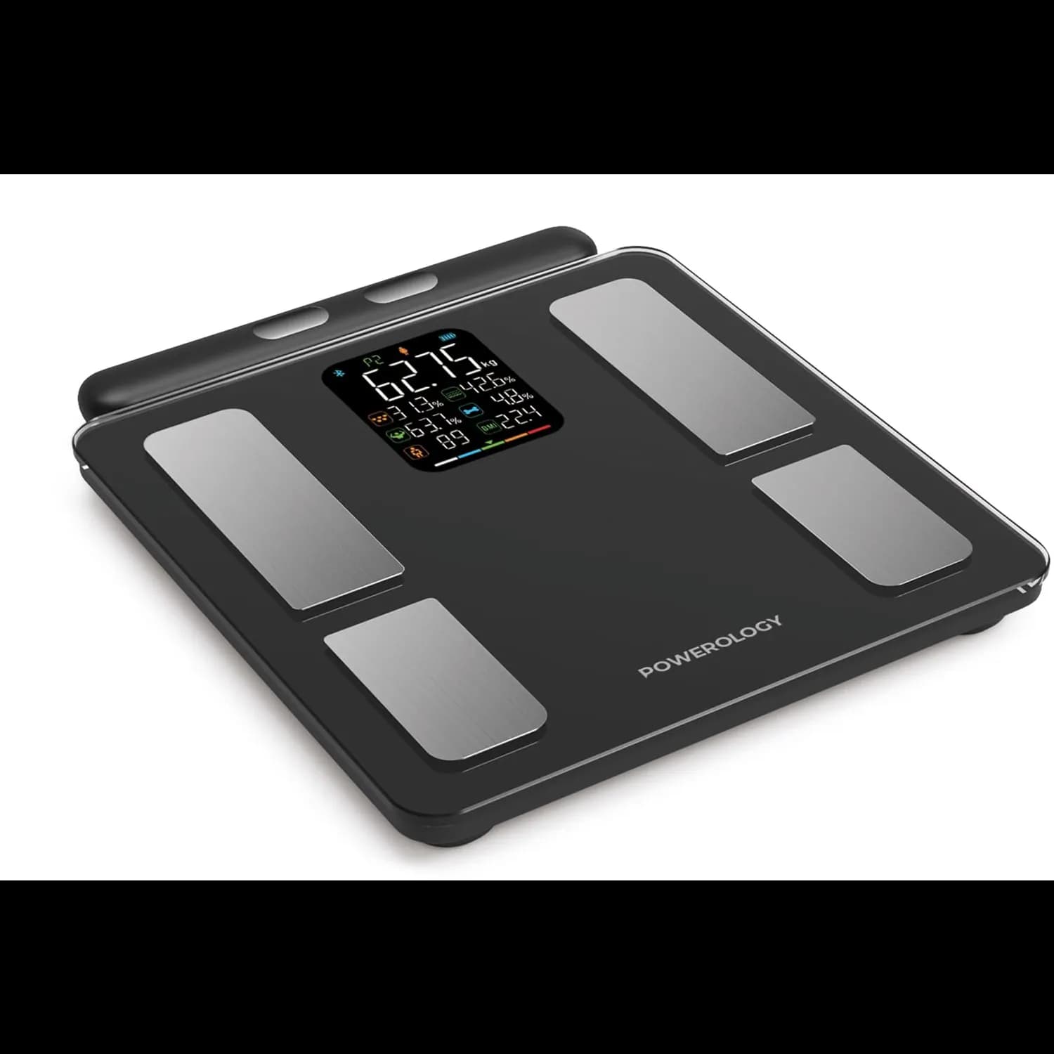 Powerology Smart Scale - 8-Electrode Body Fat, Bluetooth 2