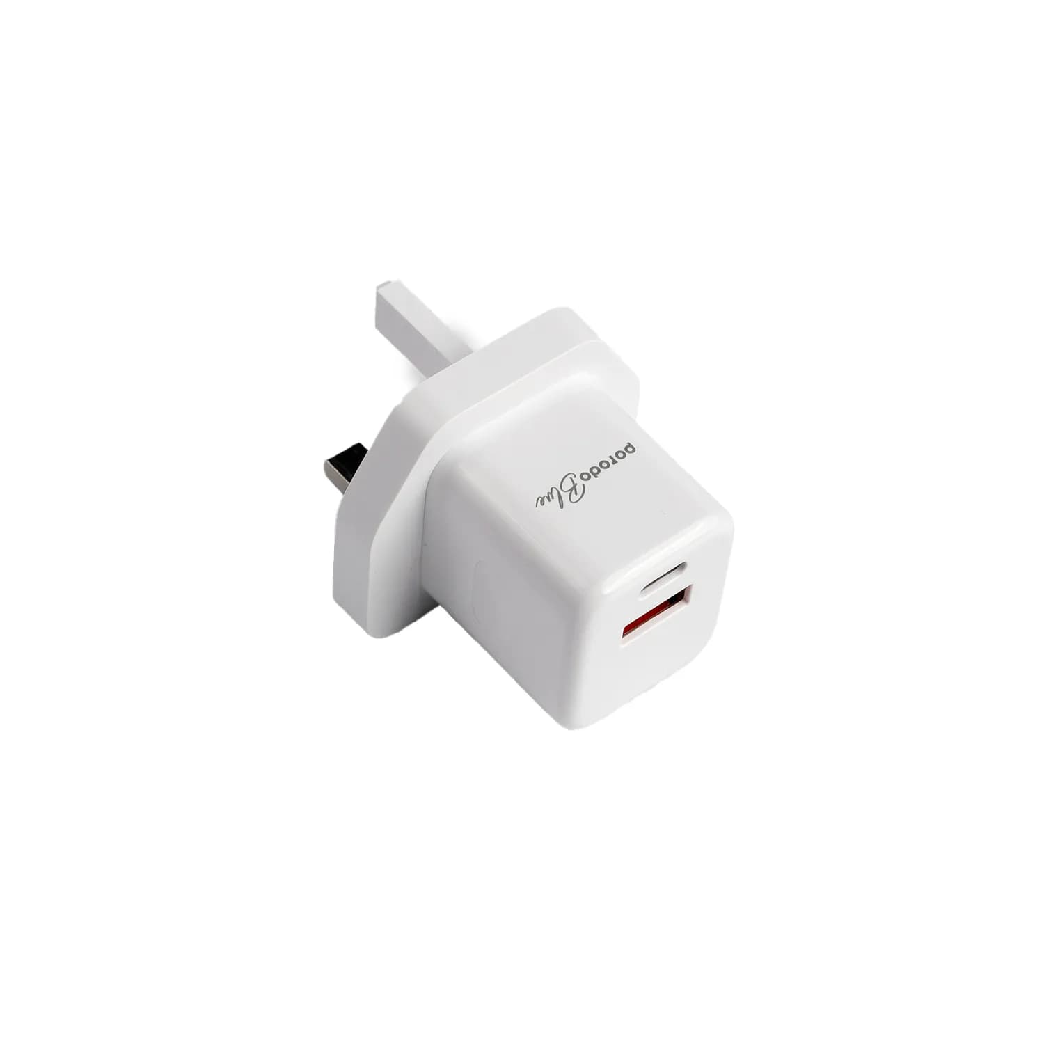 Porodo Blue Wall Charger - White 4
