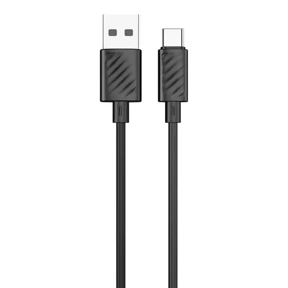Porodo USB-A to Type-C Cable PB-3AACC-BK - 3A, 1.2m, Black 2