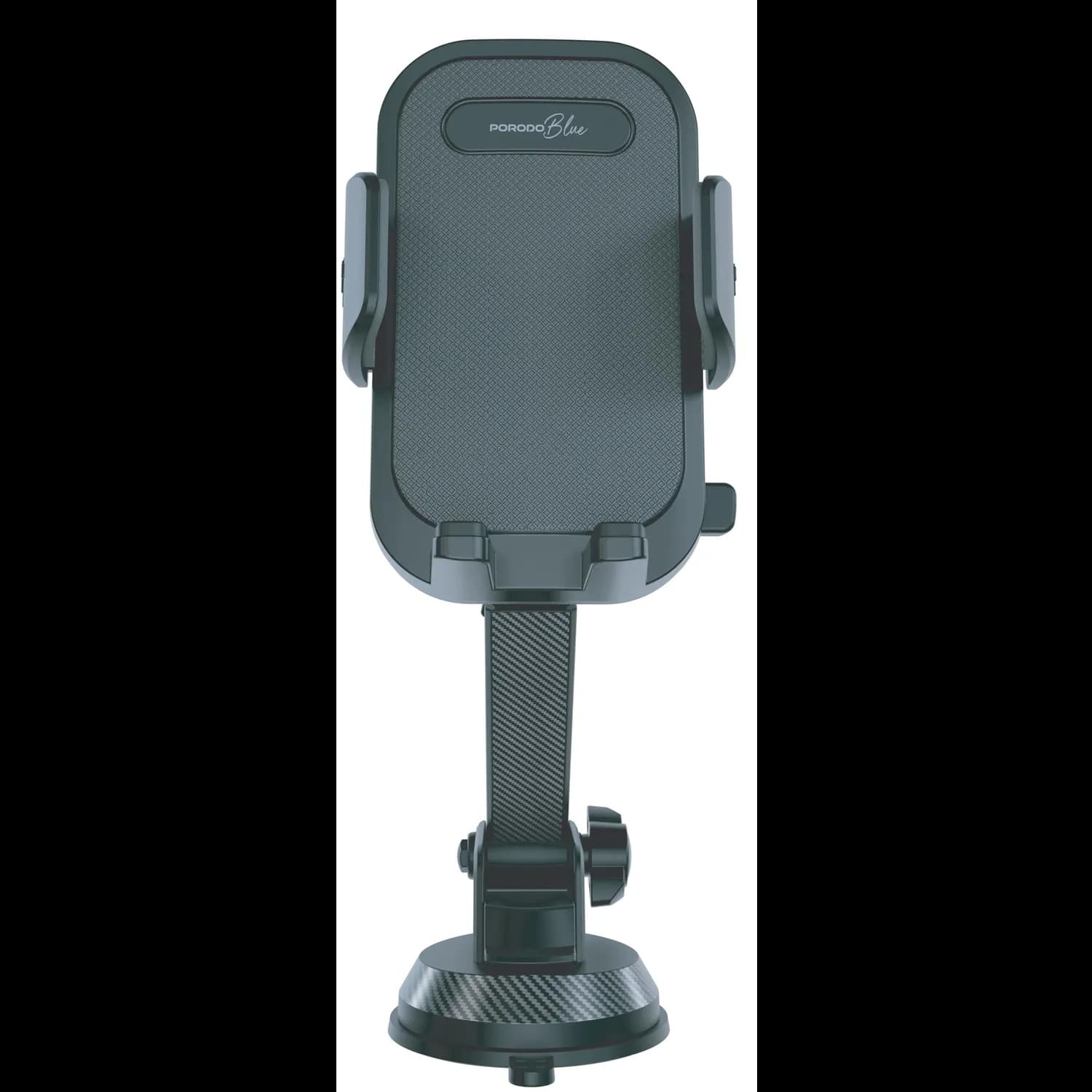 Porodo Car Phone Holder - Strong Suction, 360° Rotation, Black 3