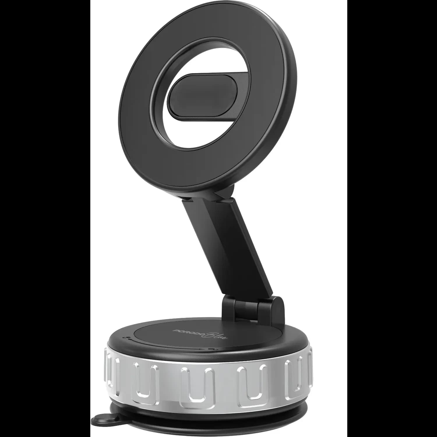 Porodo Magnetic Car Phone Holder - Rotatable, Foldable, Black 1 Porodo Magnetic Car Phone Holder - Rotatable, Foldable, Black 1