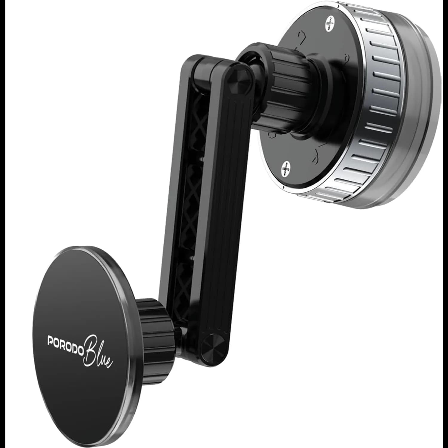 Porodo Magnetic Phone Mount - Vacuum Suction, 360° Rotatable, Black 1 Porodo Magnetic Phone Mount - Vacuum Suction, 360° Rotatable, Black 1