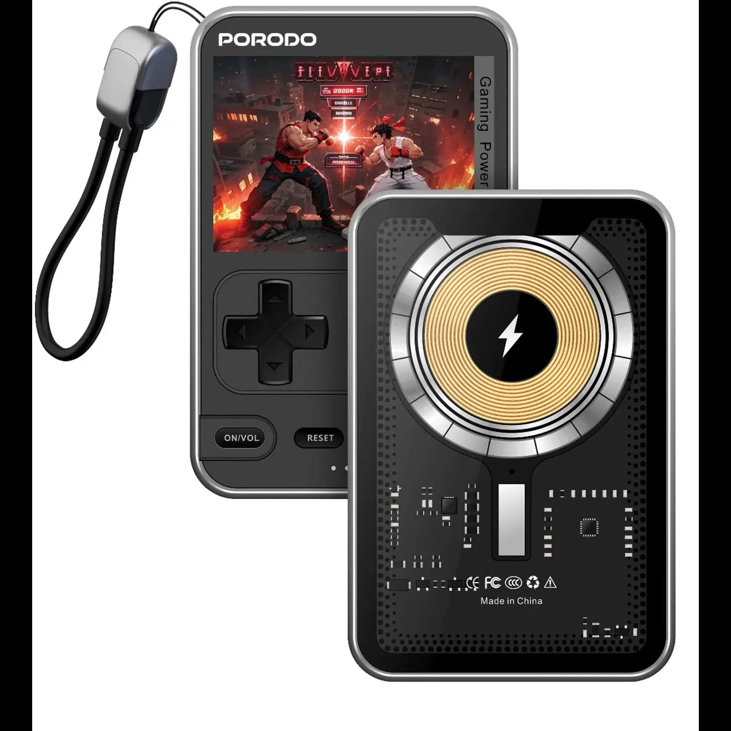 Porodo Power Bank Arcadevolt - 5000mAh MagSafe, Black 1 Porodo Power Bank Arcadevolt - 5000mAh MagSafe, Black 1