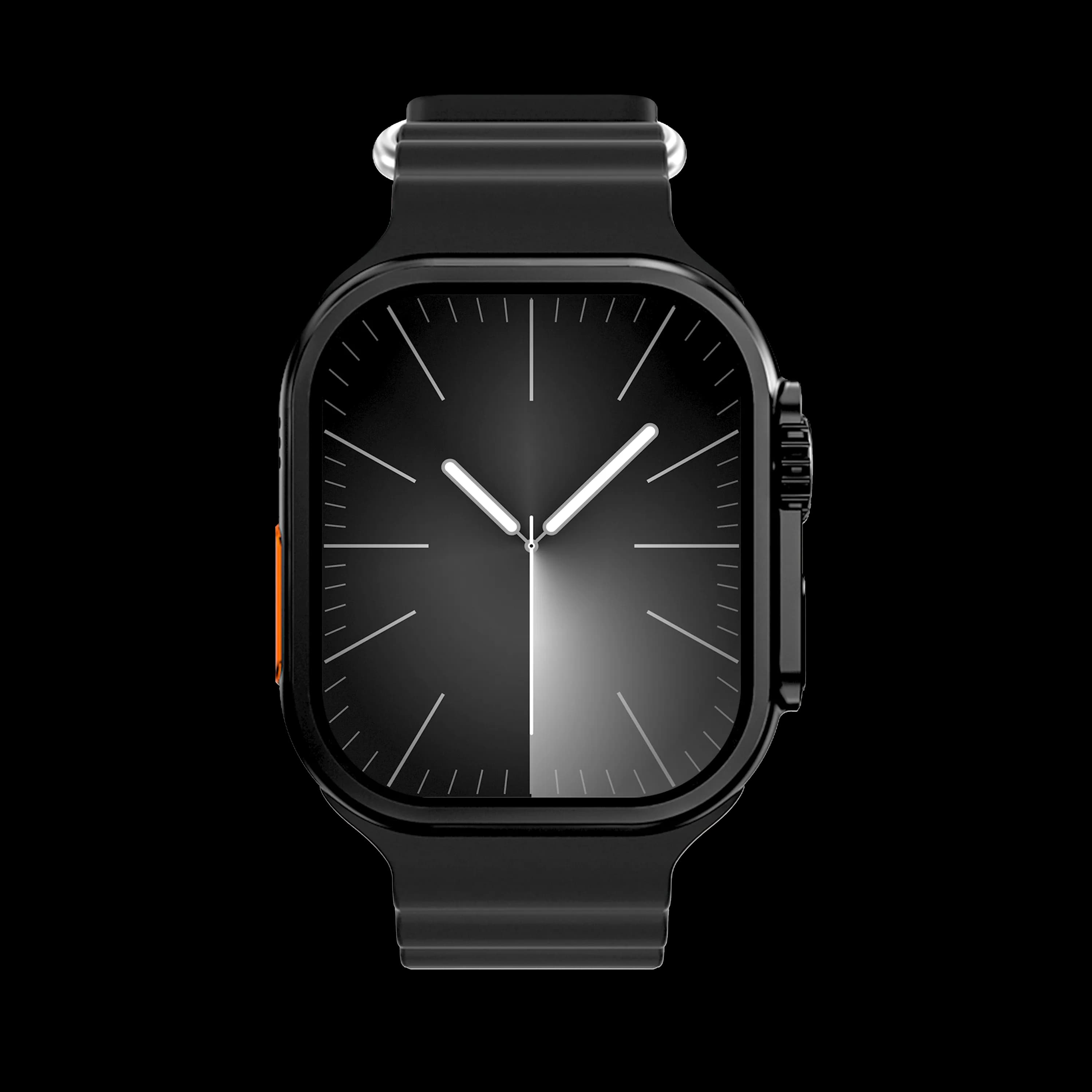 Porodo Blue Watch Ultra with Motion Gestures — Black/Black 5