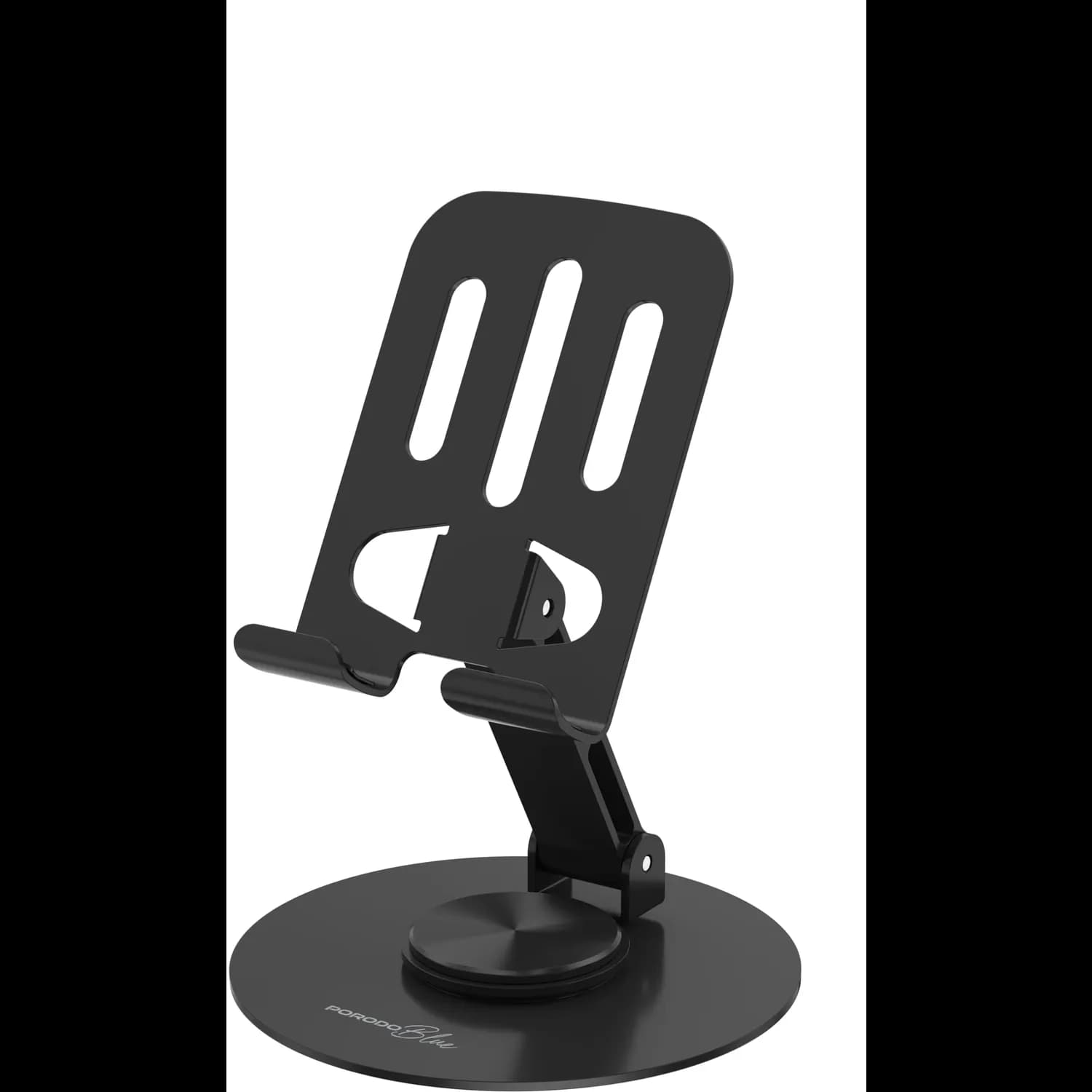Porodo Desktop Phone Holder - 360° Rotating, Blue 1 Porodo Desktop Phone Holder - 360° Rotating, Blue 1