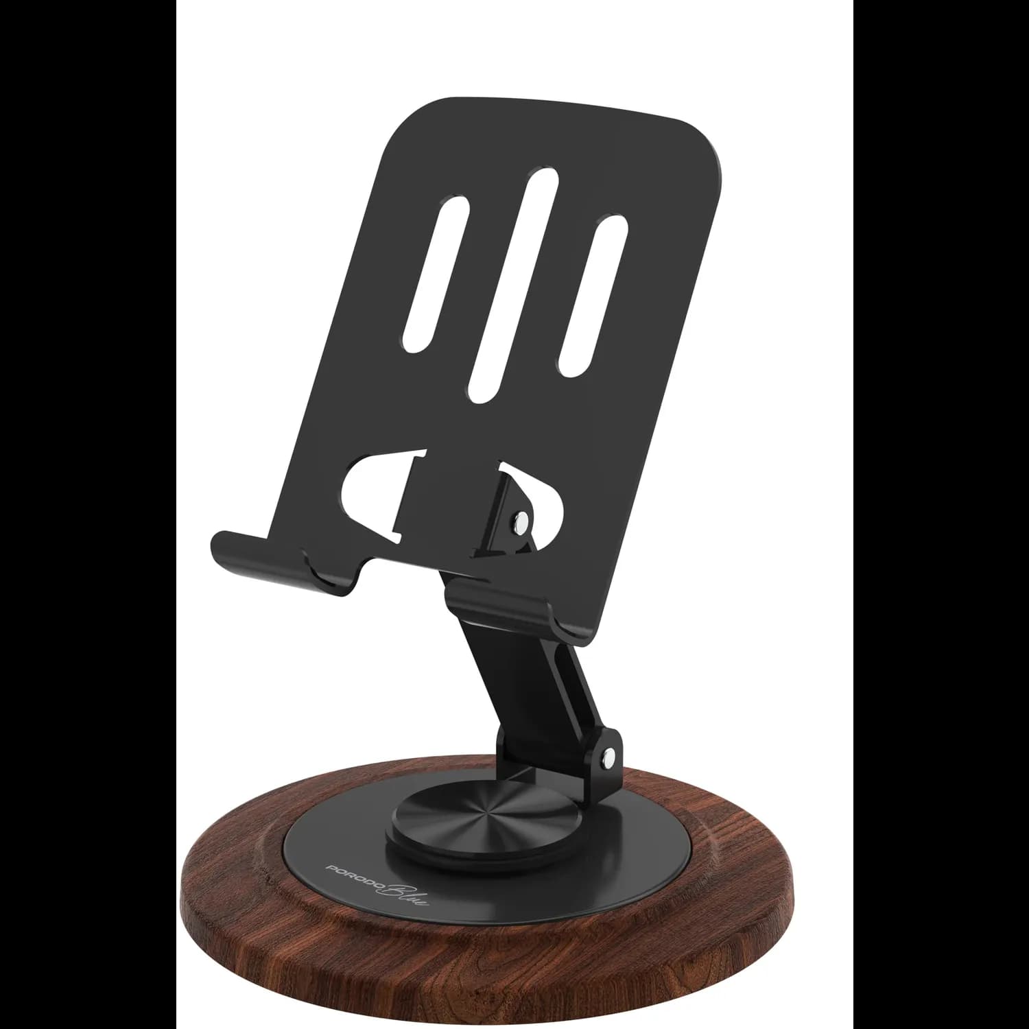 Porodo Phone Holder - 360° Rotating, Foldable, Blue 1