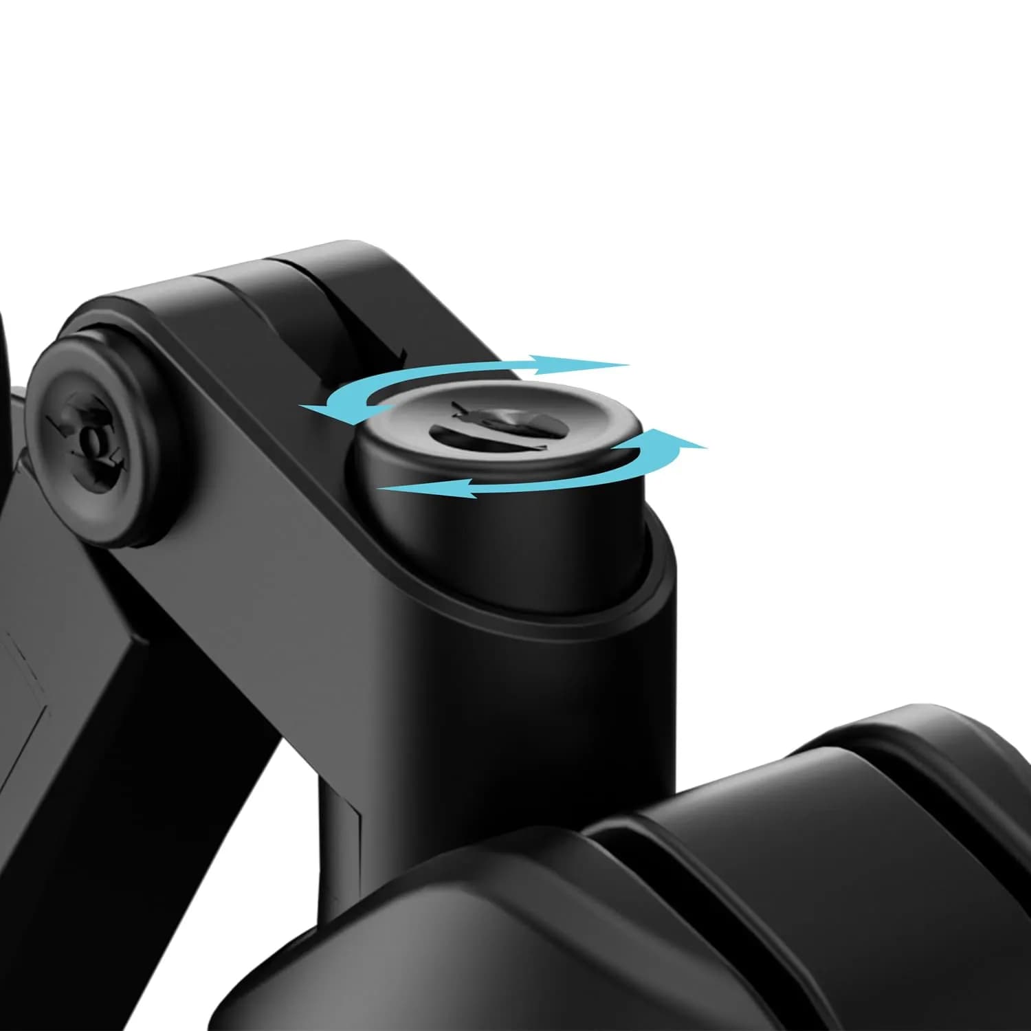 Porodo Car Phone Holder - Foldable, Strong Suction, Black 4