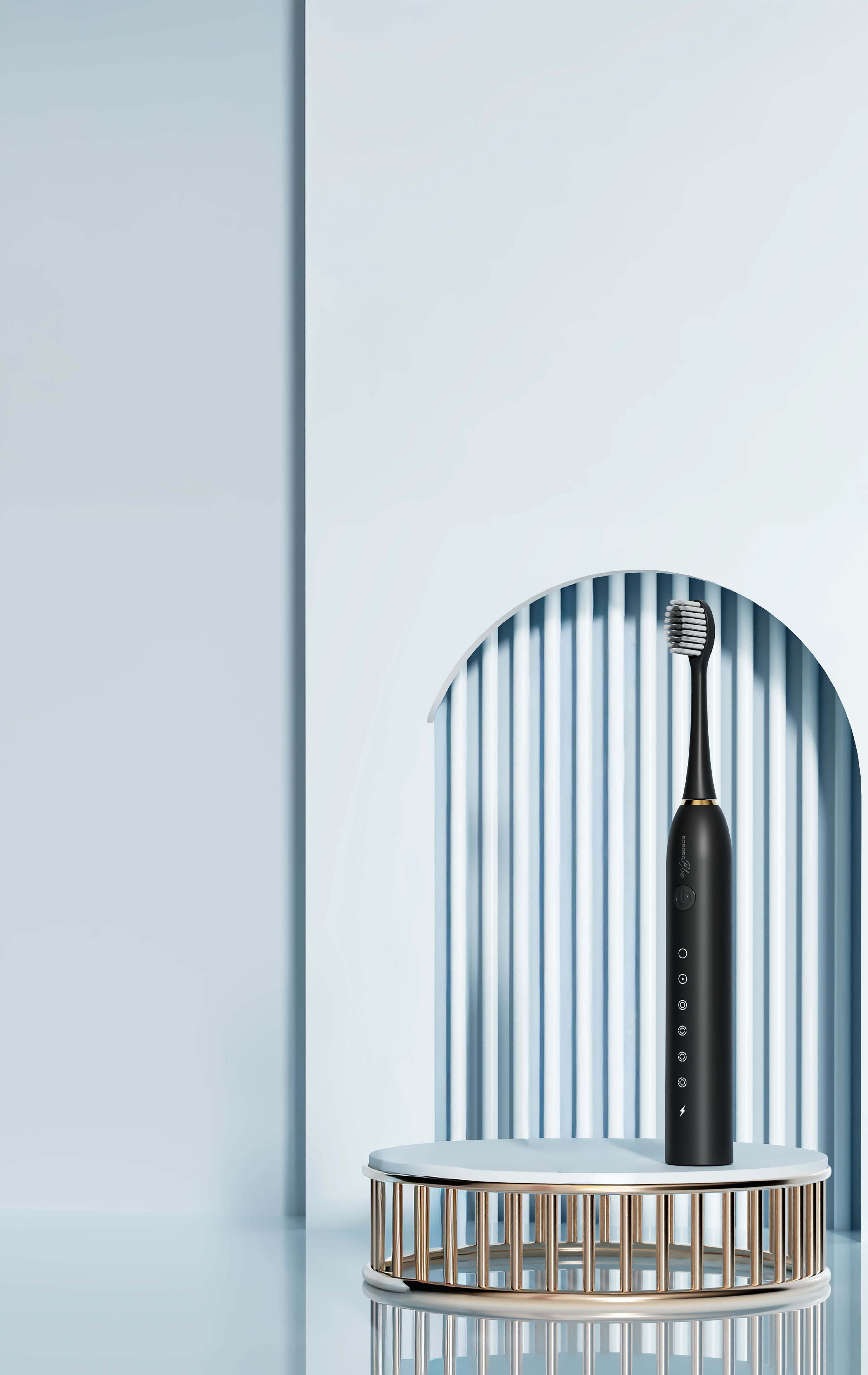 Porodo Blue Electric Toothbrush with Memory Function — Black 4