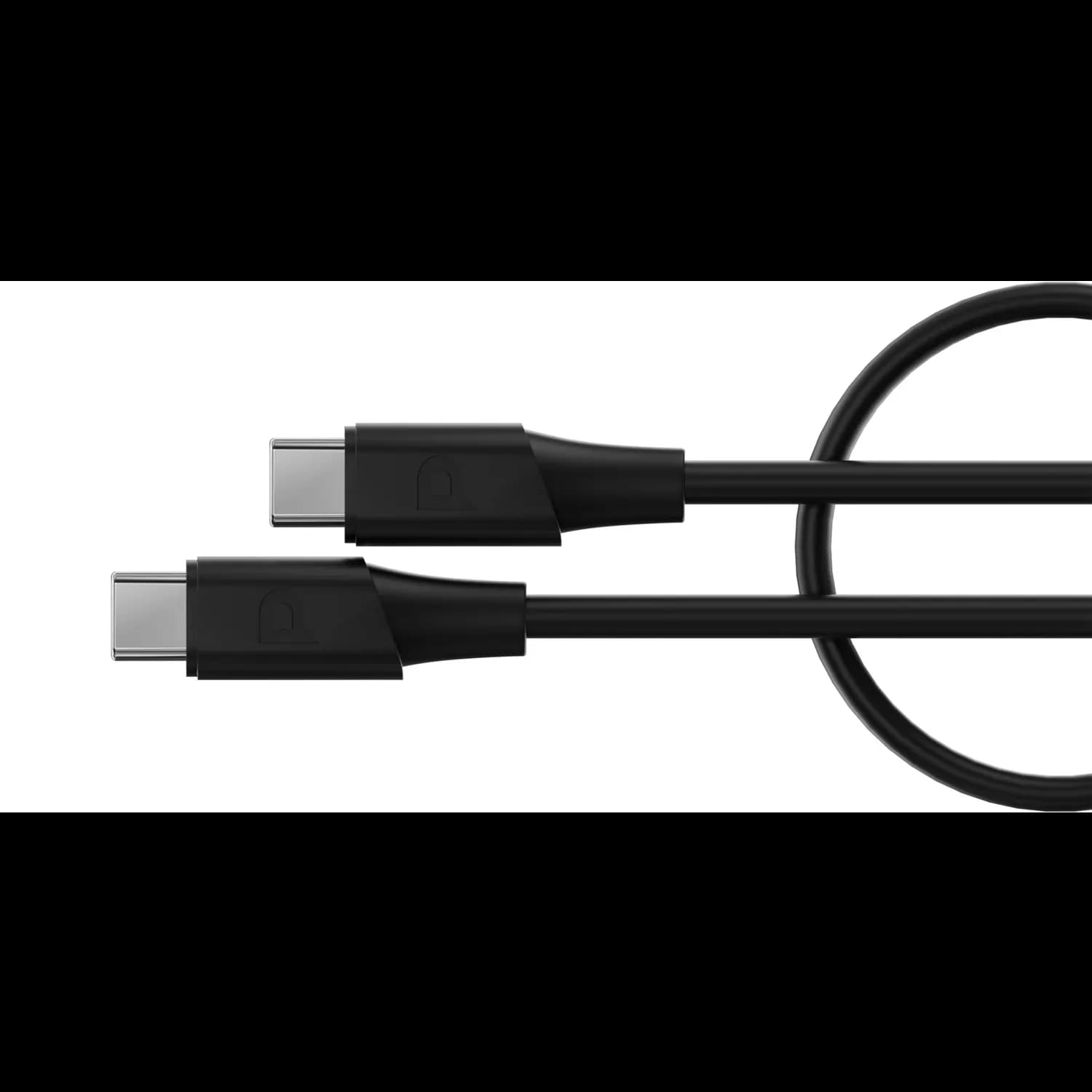 Powerology USB-C Cable - 100W PD, 2M, Black 1 Powerology USB-C Cable - 100W PD, 2M, Black 1